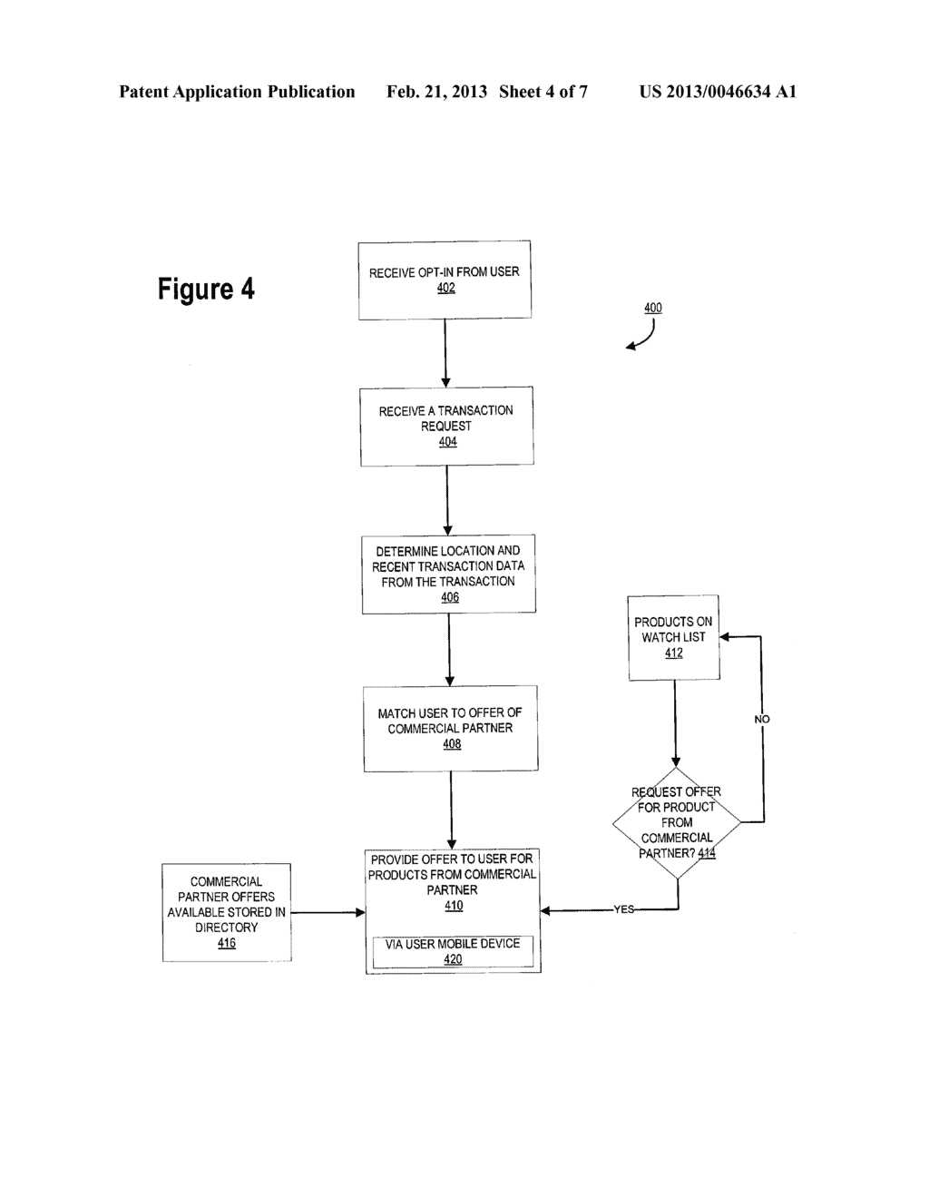 COMBINING OFFERS FROM MULTIPLE MERCHANTS BASED ON THE GEOGRAPHIC PROXIMITY     OF THE MERCHANTS - diagram, schematic, and image 05