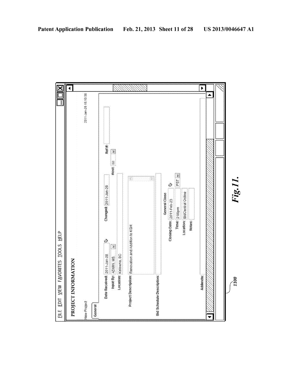 SYSTEM FOR MANAGING CONSTRUCTION PROJECT BIDDING - diagram, schematic, and image 12