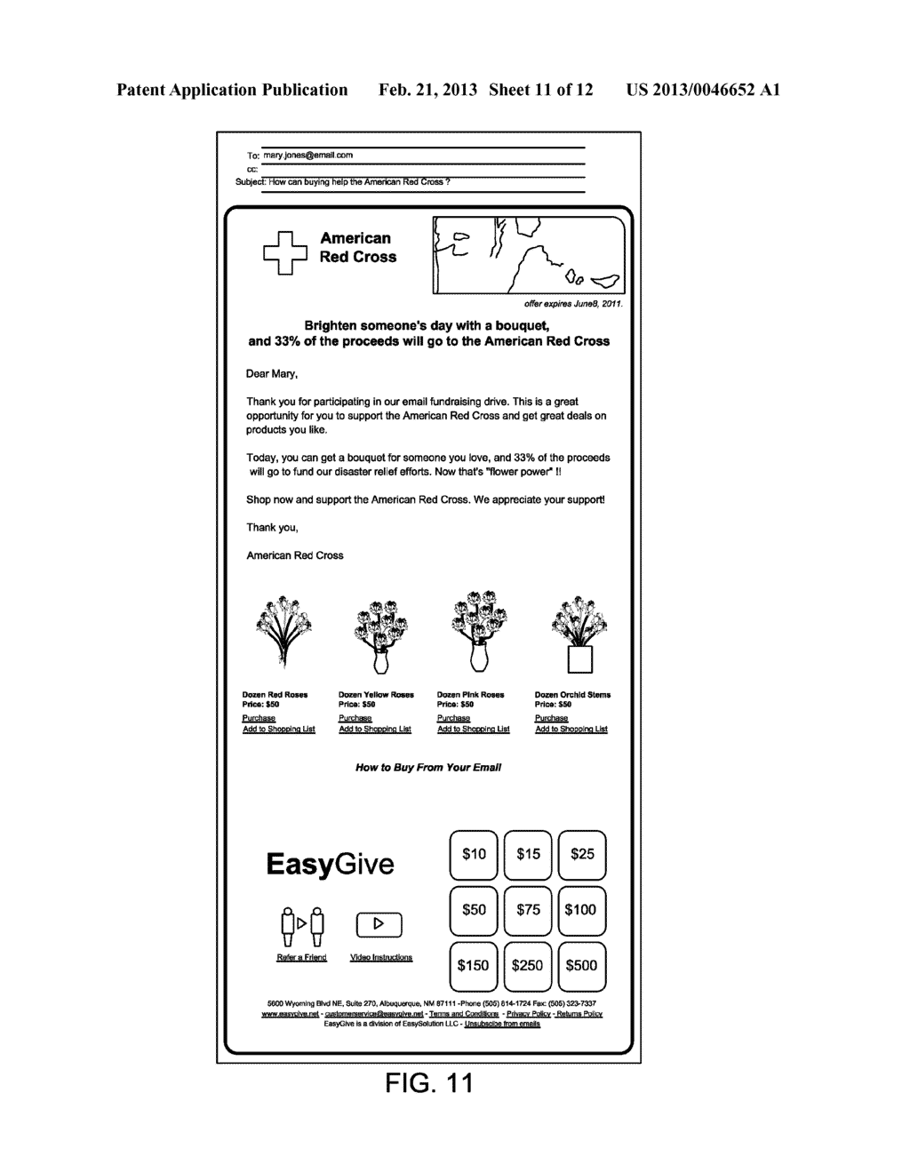 SYSTEM AND METHOD FOR SELECTIVELY PROVIDING INFORMATION TO INTERNET USERS - diagram, schematic, and image 12