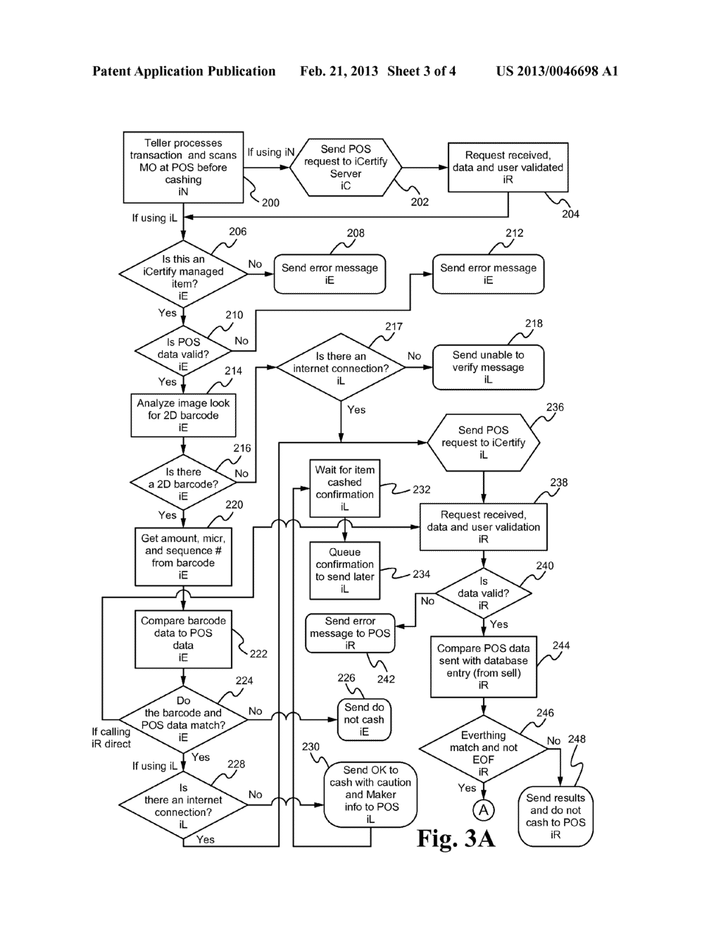 SYSTEM AND METHOD OF CREATING AND AUTHENTICATING A SECURE FINANCIAL     INSTRUMENT - diagram, schematic, and image 04