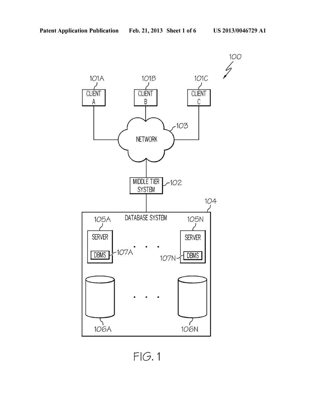 STORING RECORDS IN DATABASES IN A RANDOMIZED MANNER TO EFFECTIVELY UTILIZE     DATABASE SERVERS - diagram, schematic, and image 02