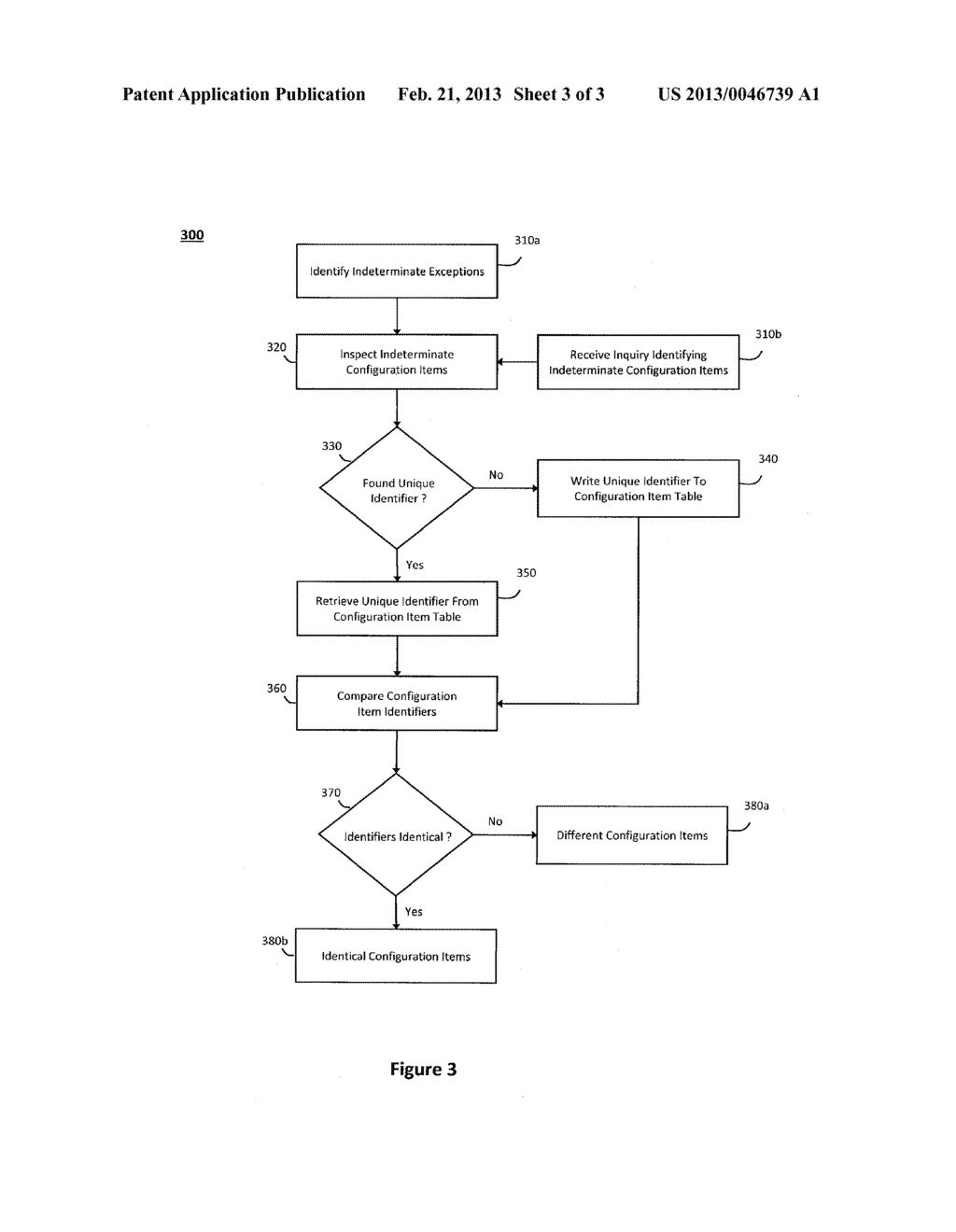 SYSTEM AND METHOD FOR RECONCILING DUPLICATE CONFIGURATION ITEMS IN A     CONFIGURATION MANAGEMENT DATABASE - diagram, schematic, and image 04