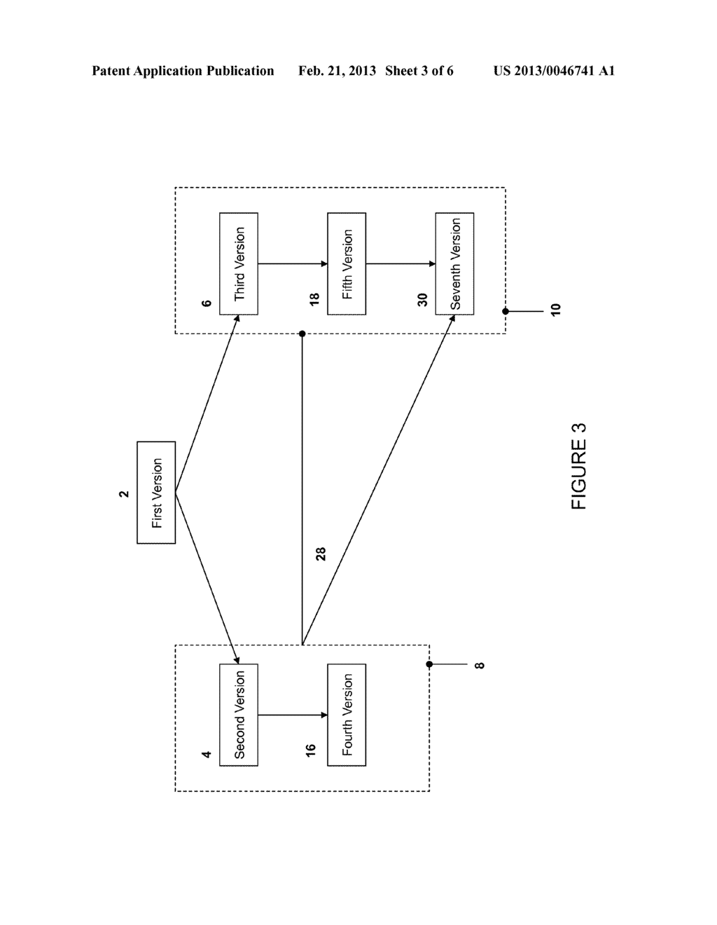 METHODS AND SYSTEMS FOR CREATING AND SAVING MULTIPLE VERSIONS OF A     COMPUTER FILE - diagram, schematic, and image 04