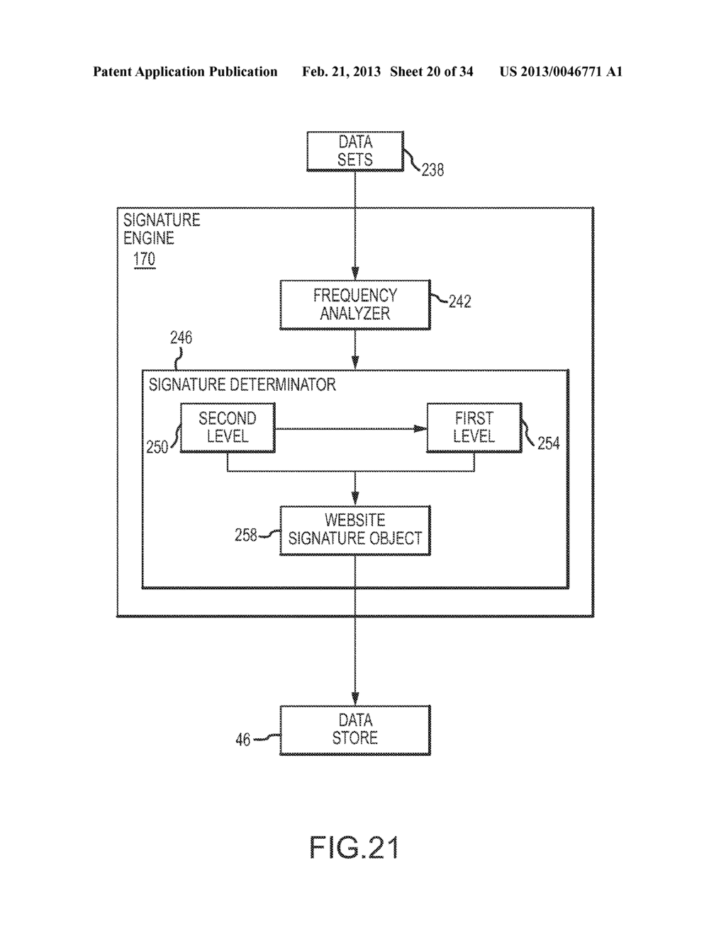 SYSTEMS AND METHODS FOR FACILITATING THE GATHERING OF OPEN SOURCE     INTELLIGENCE - diagram, schematic, and image 21