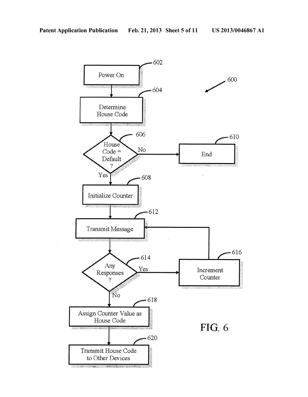 METHOD AND APPARATUS FOR SELF-ASSIGNING NETWORK IDENTIFICATION CODES - diagram, schematic, and image 06