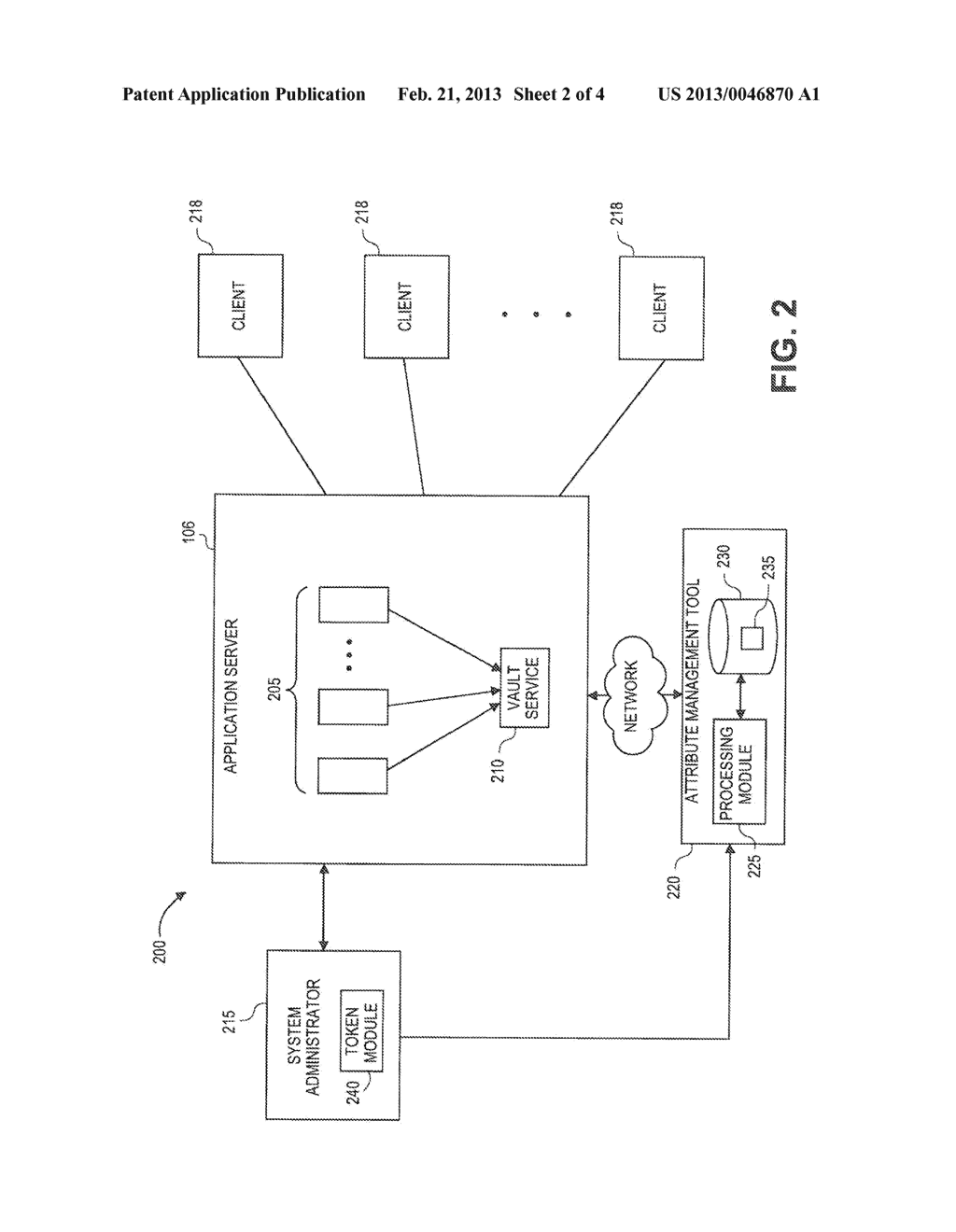 SYSTEMS AND METHODS FOR MANAGING ATTRIBUTES ASSOCIATED WITH AN APPLICATION     SERVER - diagram, schematic, and image 03