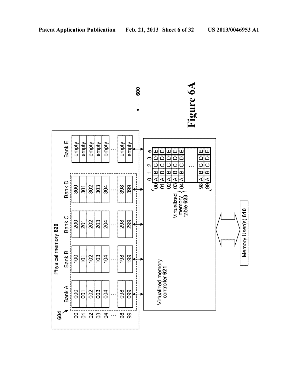 System And Method For Storing Data In A Virtualized High Speed Memory     System With An Integrated Memory Mapping Table - diagram, schematic, and image 07