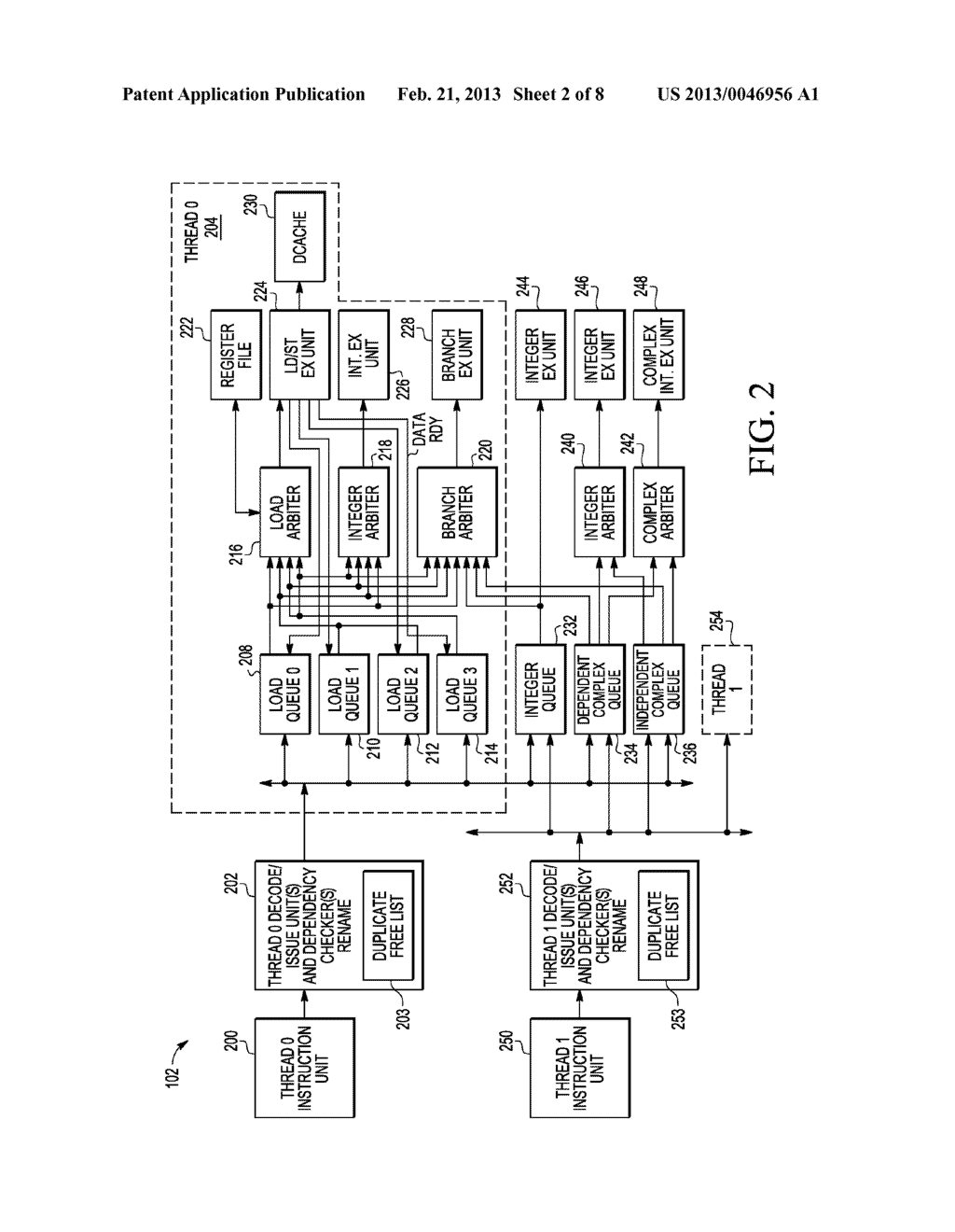 SYSTEMS AND METHODS FOR HANDLING INSTRUCTIONS OF IN-ORDER AND OUT-OF-ORDER     EXECUTION QUEUES - diagram, schematic, and image 03