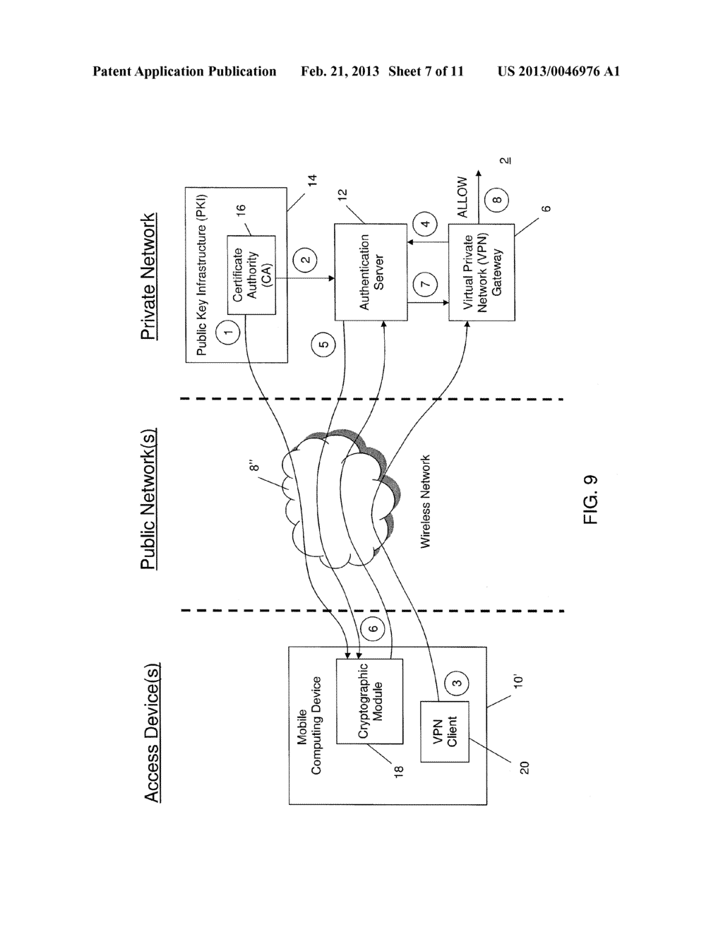 System and Method for Accessing Private Networks - diagram, schematic, and image 08