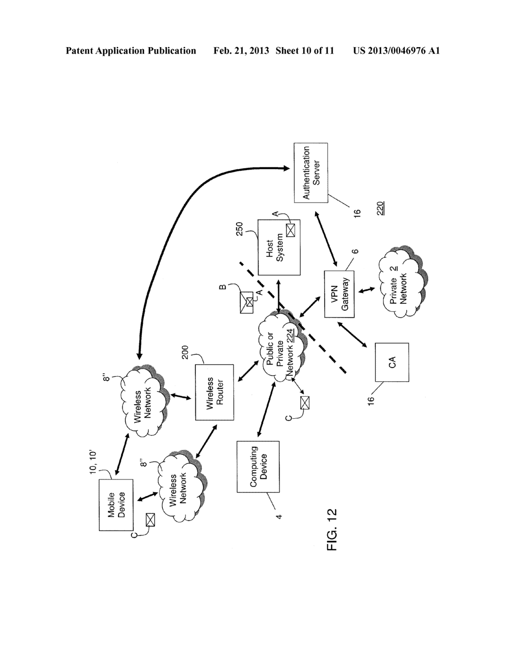 System and Method for Accessing Private Networks - diagram, schematic, and image 11