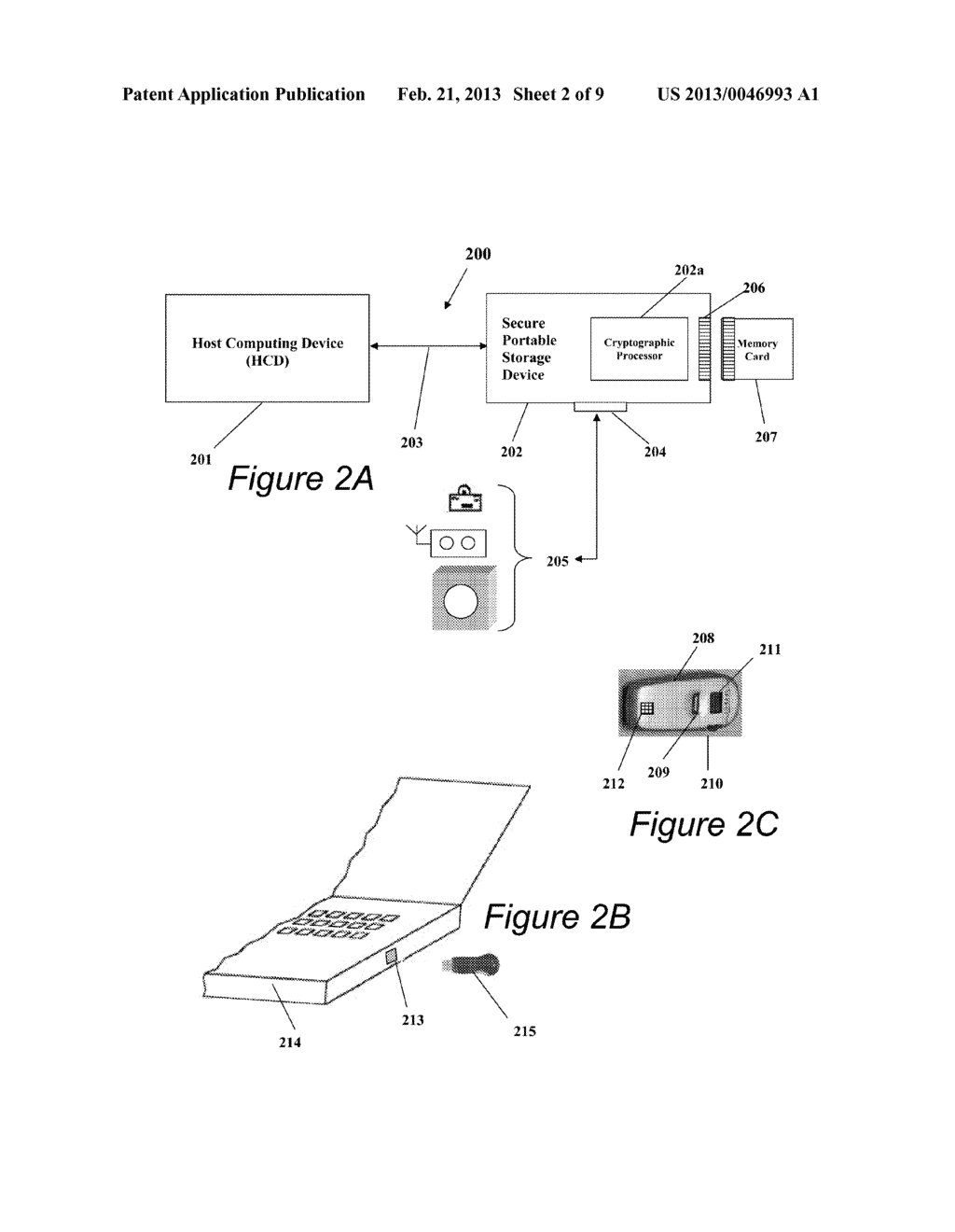 Portable Data Encryption Device with Configurable Security Functionality     and Method for File Encryption - diagram, schematic, and image 03