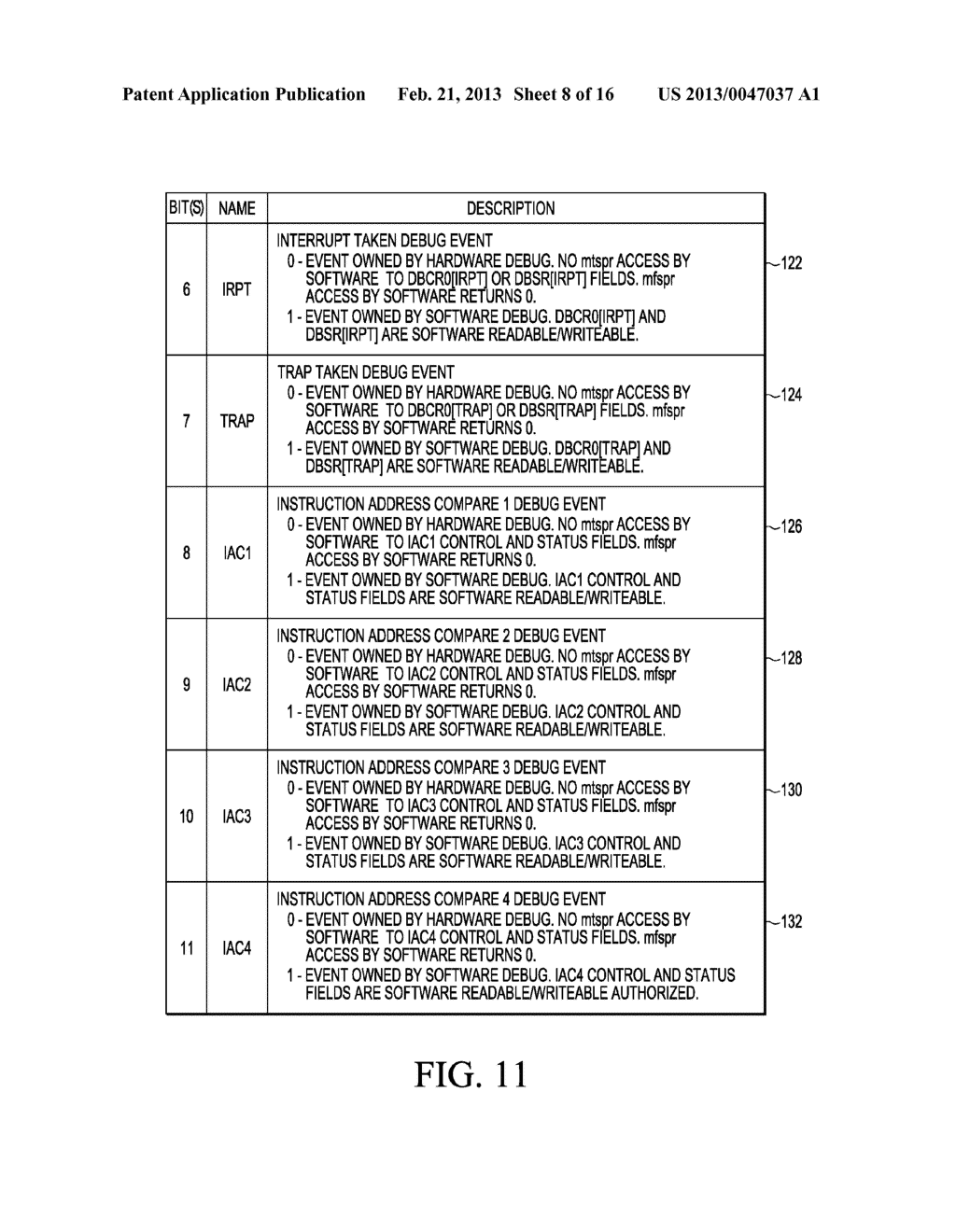 METHOD AND DEVICE FOR CONTROLLING DEBUG EVENT RESOURCES - diagram, schematic, and image 09