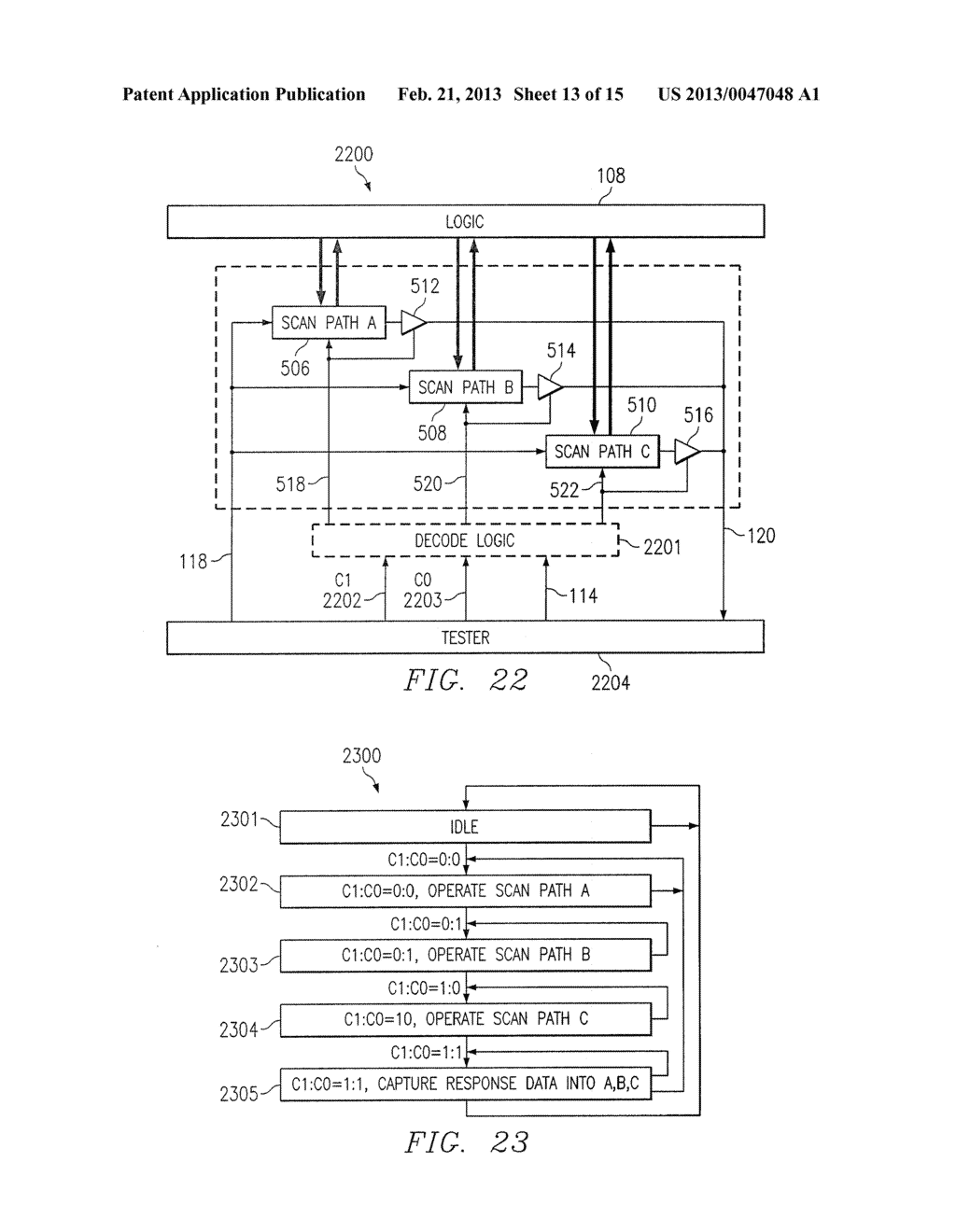 AUTOMATABLE SCAN PARTITIONING FOR LOW POWER USING EXTERNAL CONTROL - diagram, schematic, and image 14