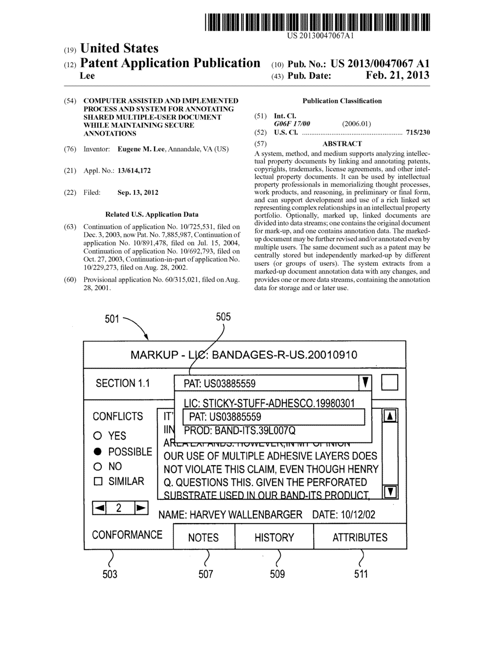 COMPUTER ASSISTED AND IMPLEMENTED PROCESS AND SYSTEM FOR ANNOTATING SHARED     MULTIPLE-USER DOCUMENT WHILE MAINTAINING SECURE ANNOTATIONS - diagram, schematic, and image 01