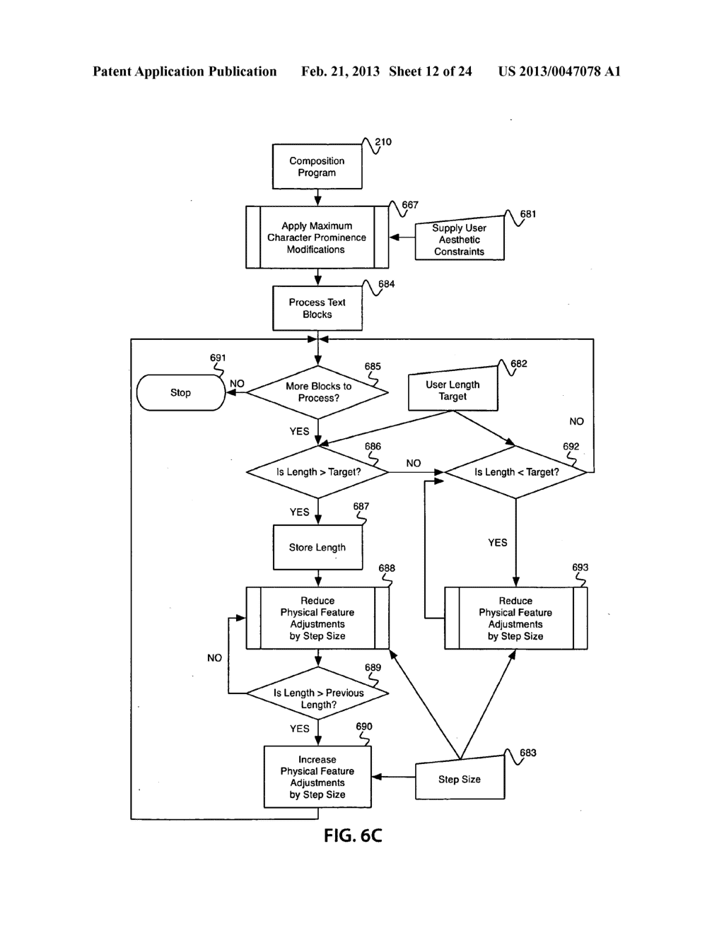 SYSTEM, PLUG-IN, AND METHOD FOR IMPROVING TEXT COMPOSITION BY MODIFYING     CHARACTER PROMINENCE ACCORDING TO ASSIGNED CHARACTER INFORMATION MEASURES - diagram, schematic, and image 13