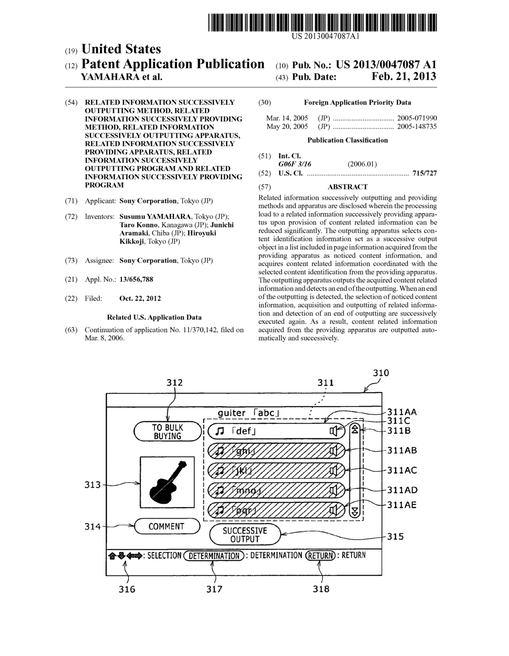 RELATED INFORMATION SUCCESSIVELY OUTPUTTING METHOD, RELATED INFORMATION     SUCCESSIVELY PROVIDING METHOD, RELATED INFORMATION SUCCESSIVELY     OUTPUTTING APPARATUS, RELATED INFORMATION SUCCESSIVELY PROVIDING     APPARATUS, RELATED INFORMATION SUCCESSIVELY OUTPUTTING PROGRAM AND     RELATED INFORMATION SUCCESSIVELY PROVIDING PROGRAM - diagram, schematic, and image 01