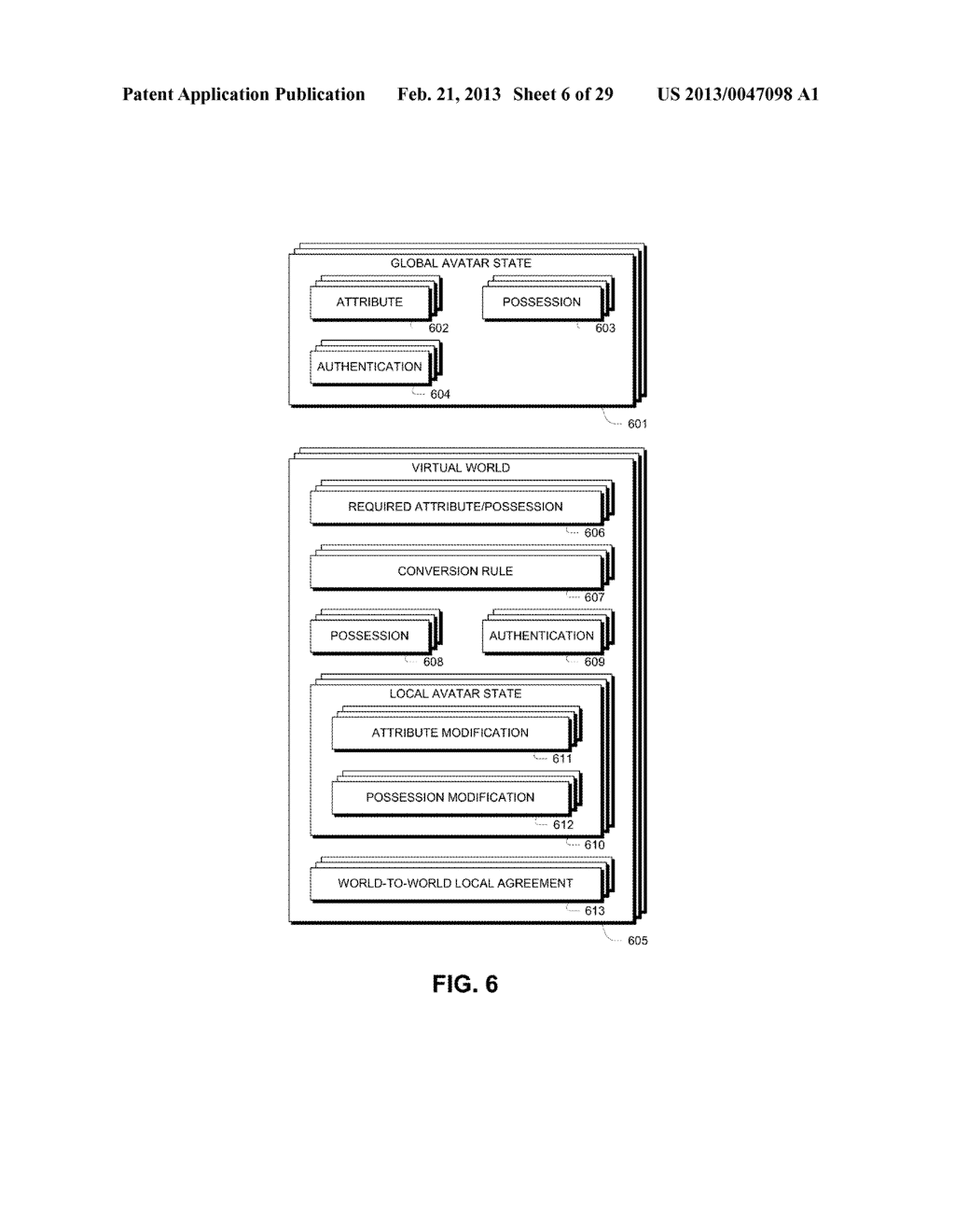 SYSTEMS AND METHODS OF VIRTUAL WORLD INTERACTION - diagram, schematic, and image 07