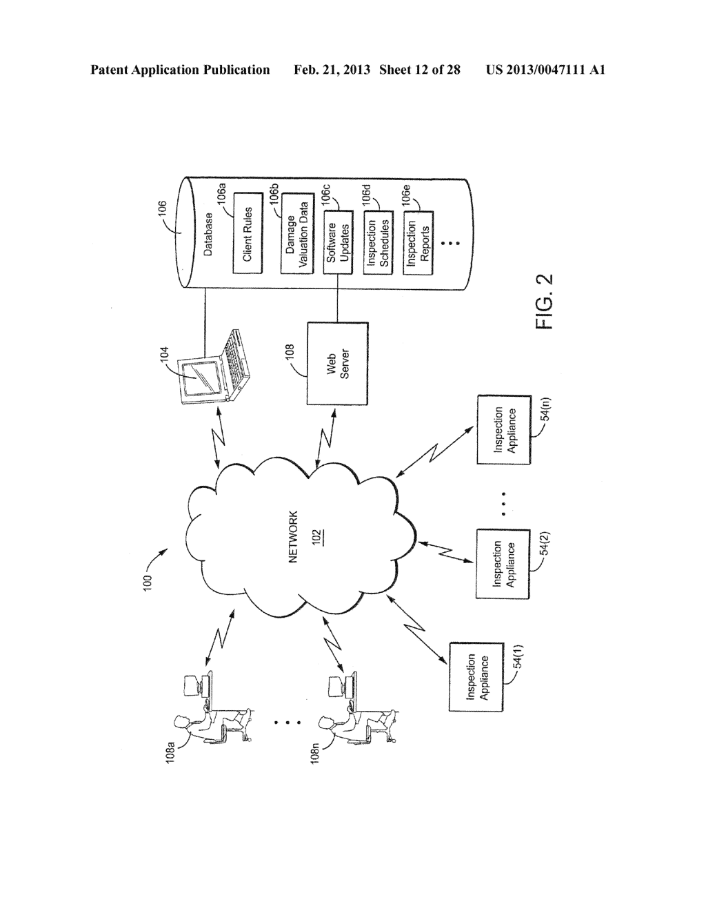 COMPUTER-ASSISTED AND/OR ENABLED SYSTEMS, METHODS, TECHNIQUES, SERVICES     AND USER INTERFACES FOR CONDUCTING MOTOR VEHICLE AND OTHER INSPECTIONS - diagram, schematic, and image 13