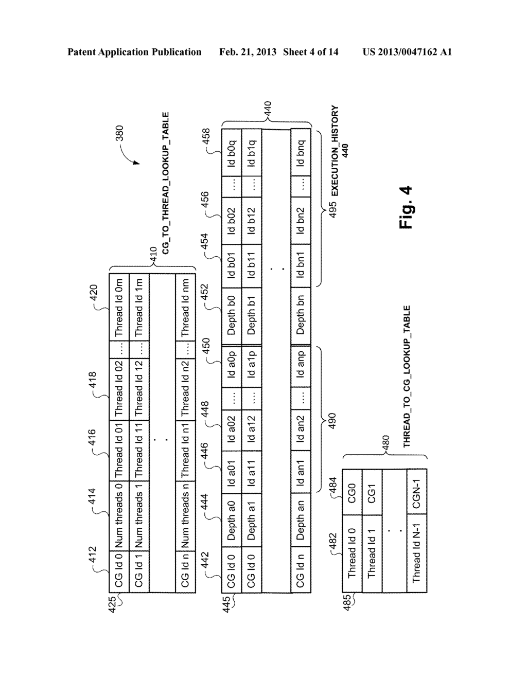 EFFICIENT CACHE REUSE THROUGH APPLICATION DETERMINED SCHEDULING - diagram, schematic, and image 05