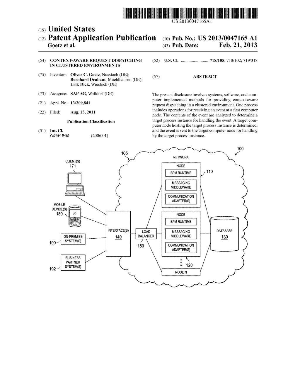 Context-Aware Request Dispatching in Clustered Environments - diagram, schematic, and image 01