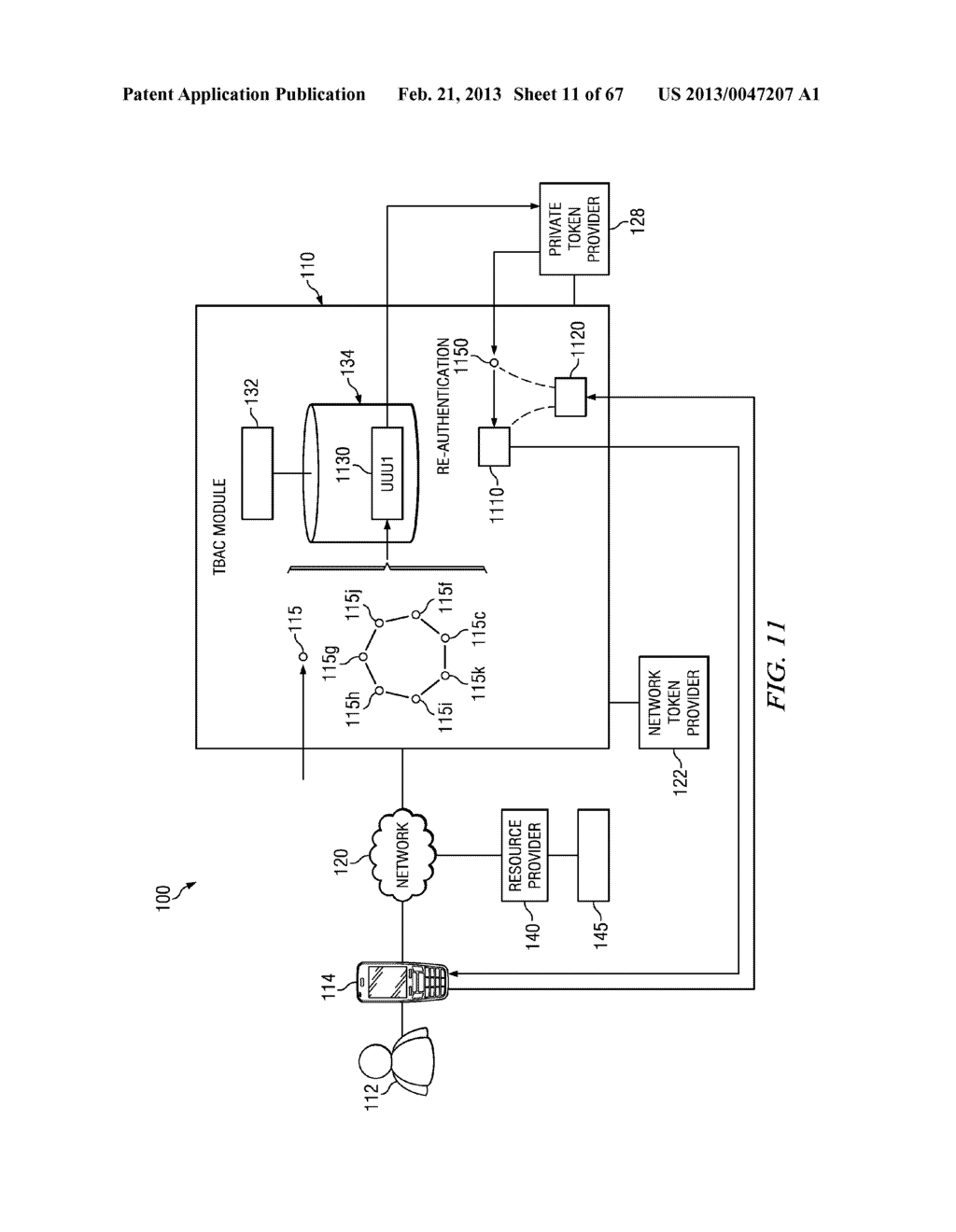 METHOD AND APPARATUS FOR SESSION VALIDATION TO ACCESS MAINFRAME RESOURCES - diagram, schematic, and image 12