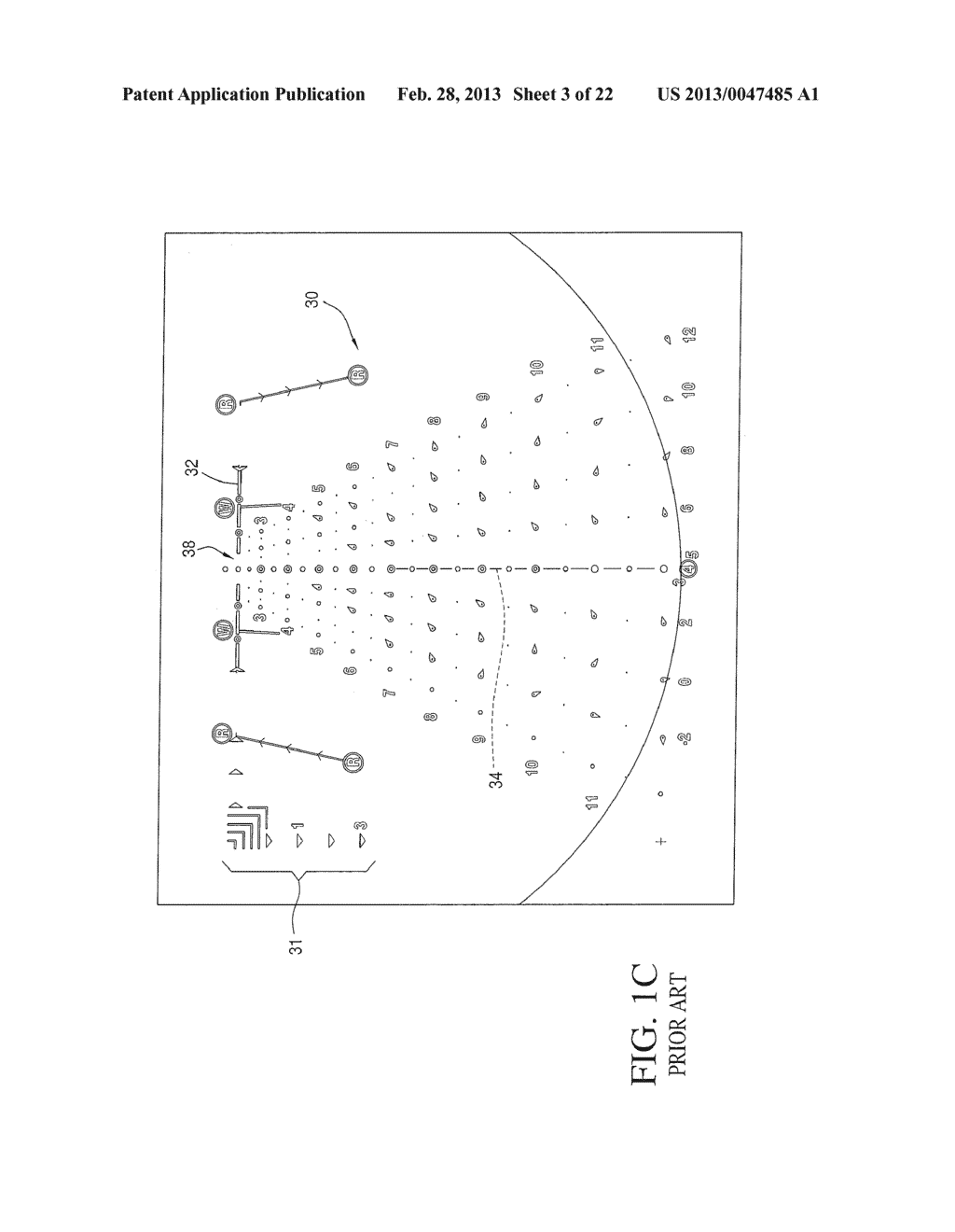 DYNAMIC TARGETING SYSTEM WITH PROJECTILE-SPECIFIC AIMING INDICIA IN A     RETICLE AND METHOD FOR ESTIMATING BALLISTIC EFFECTS OF CHANGING     ENVIRONMENT AND AMMUNITION - diagram, schematic, and image 04