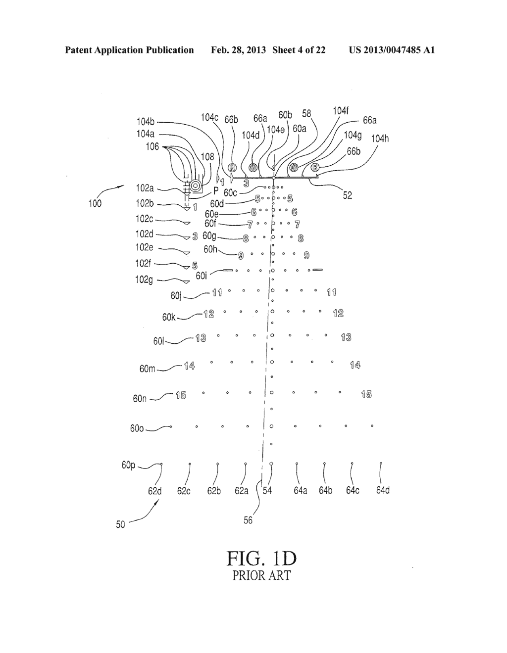 DYNAMIC TARGETING SYSTEM WITH PROJECTILE-SPECIFIC AIMING INDICIA IN A     RETICLE AND METHOD FOR ESTIMATING BALLISTIC EFFECTS OF CHANGING     ENVIRONMENT AND AMMUNITION - diagram, schematic, and image 05