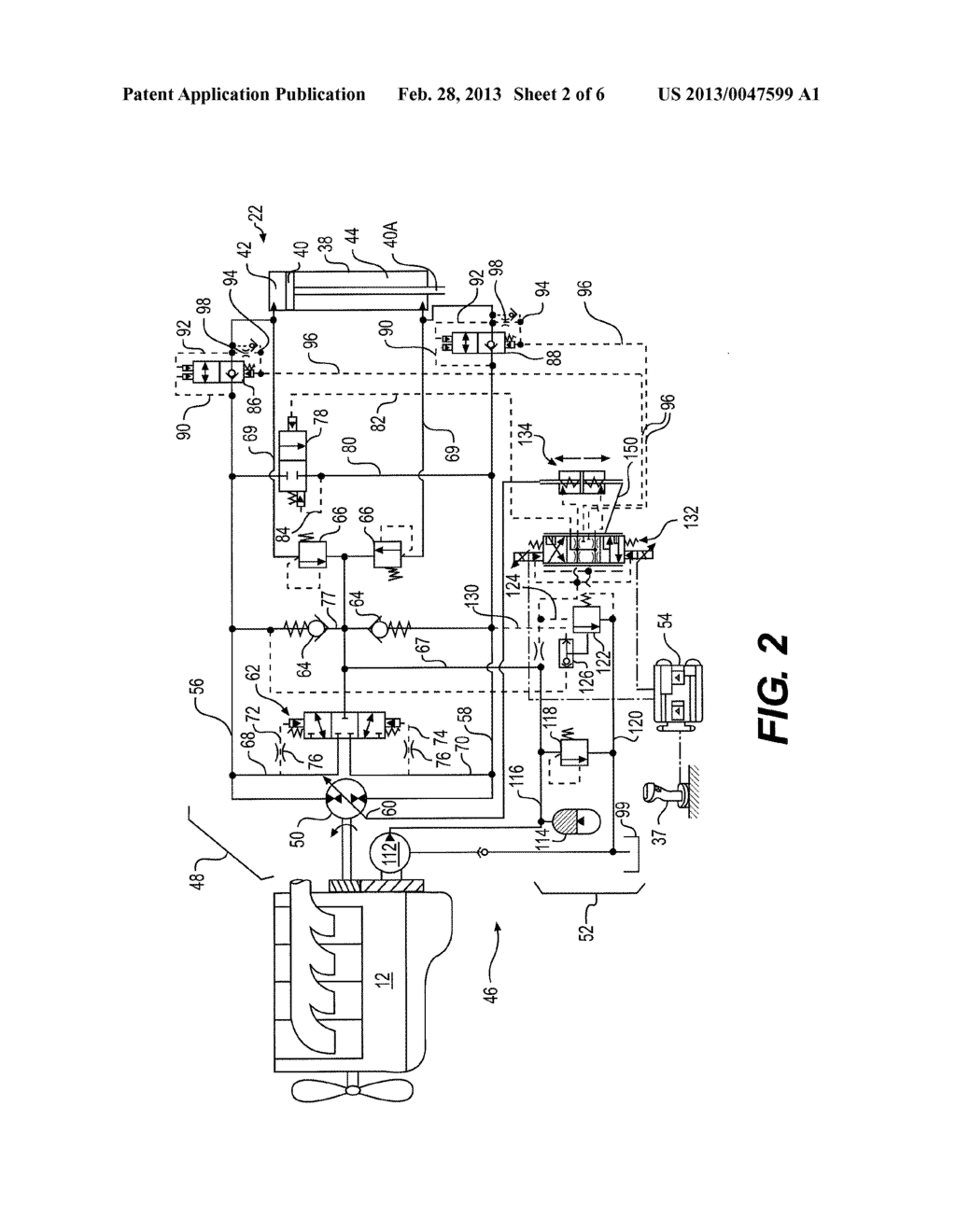 METERLESS HYDRAULIC SYSTEM HAVING LOAD-HOLDING BYPASS - diagram, schematic, and image 03