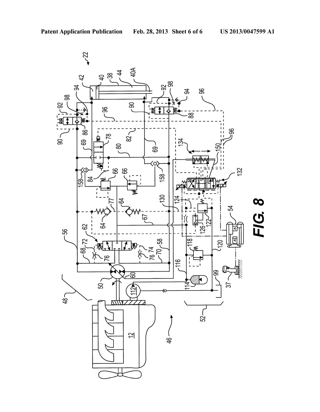 METERLESS HYDRAULIC SYSTEM HAVING LOAD-HOLDING BYPASS - diagram, schematic, and image 07