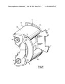 FINISHING MOLD FOR SHAPING A GLASS ITEM, FOR EXAMPLE SUCH AS A GLASS     BOTTLE diagram and image