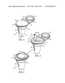 DRY POWDER INHALER ASSEMBLY AND CONTAINERS diagram and image