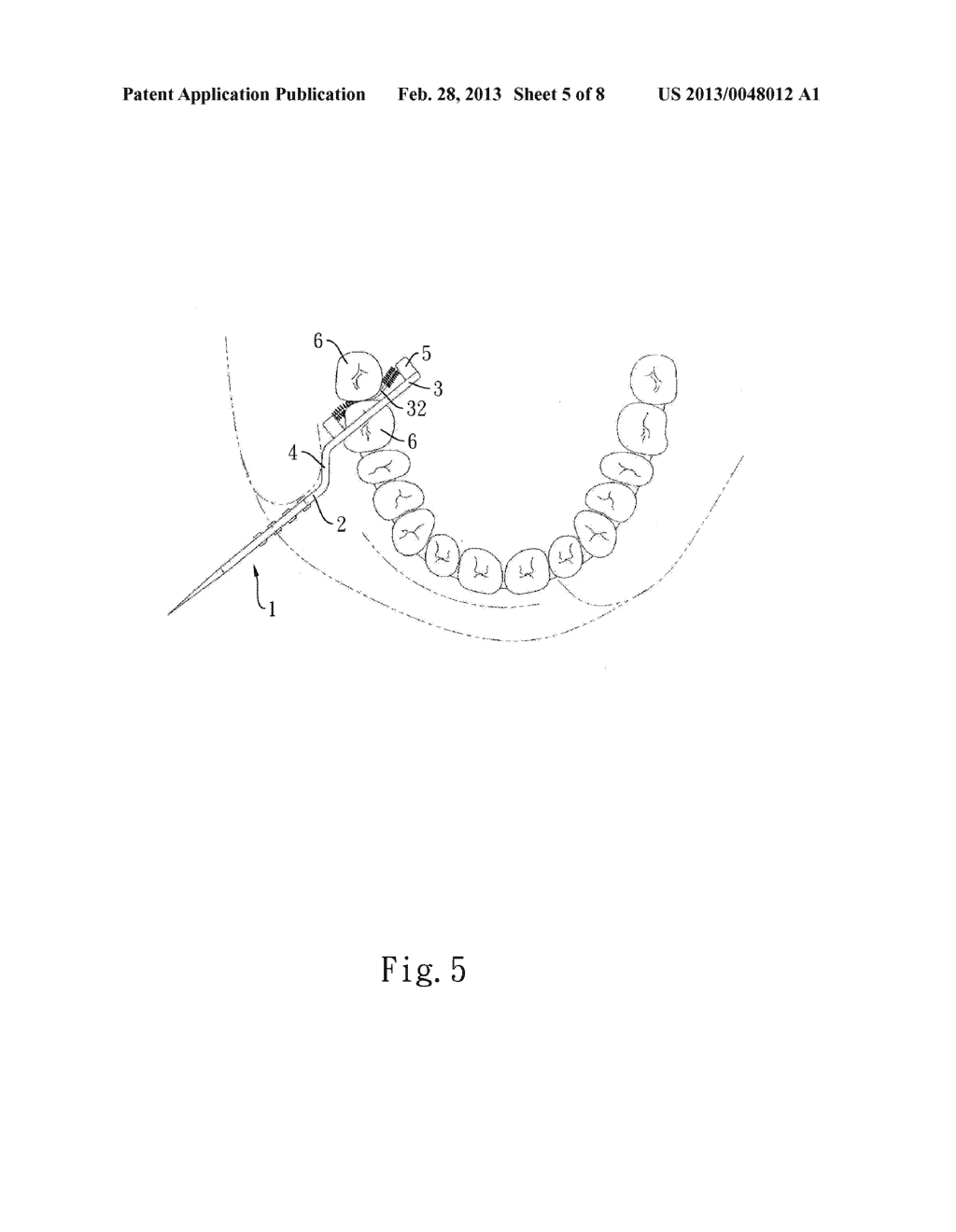 DENTAL FLOSS WITH OFFSET HEAD - diagram, schematic, and image 06