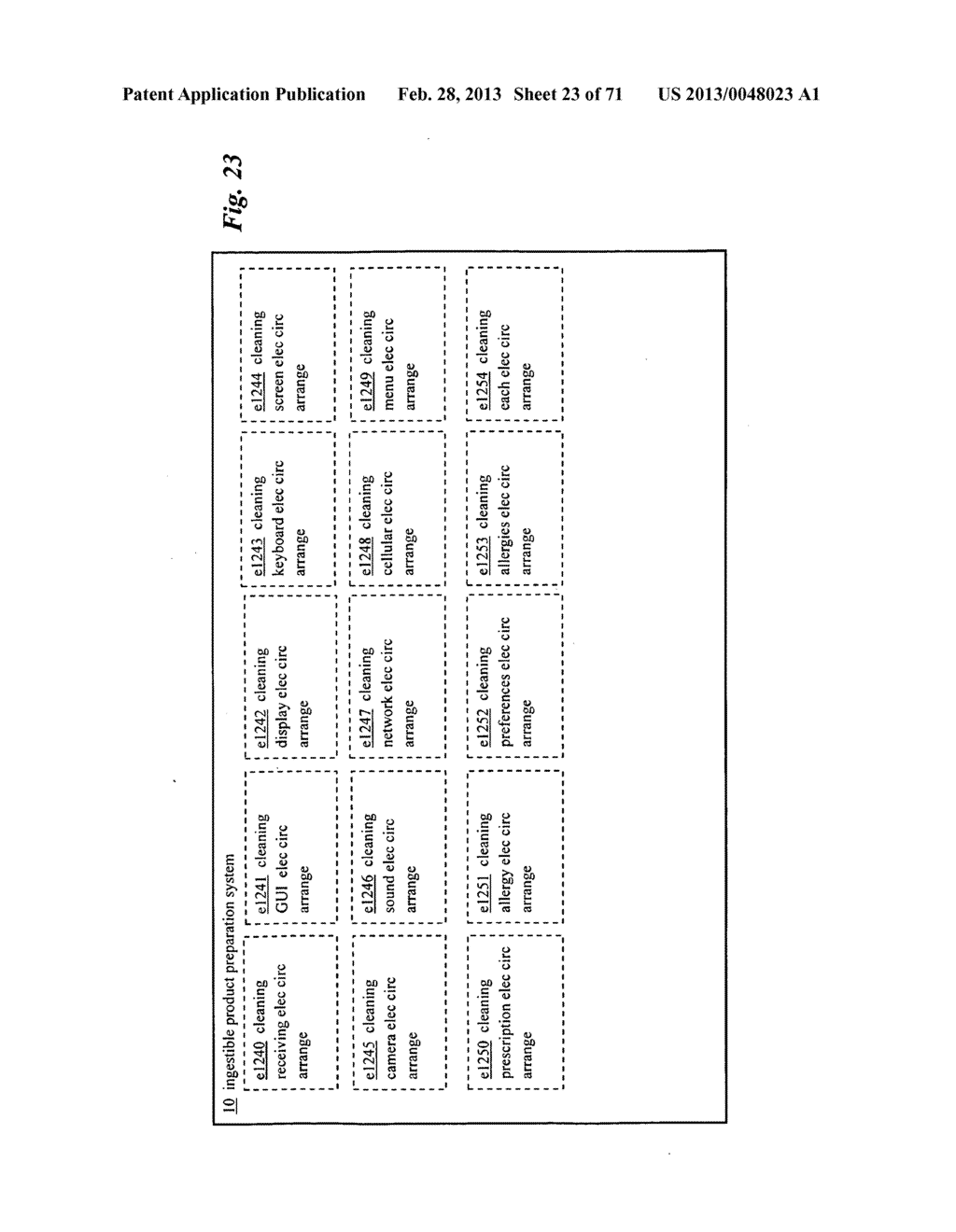 Cleaning system and method for ingestible product preparation system and     method - diagram, schematic, and image 24
