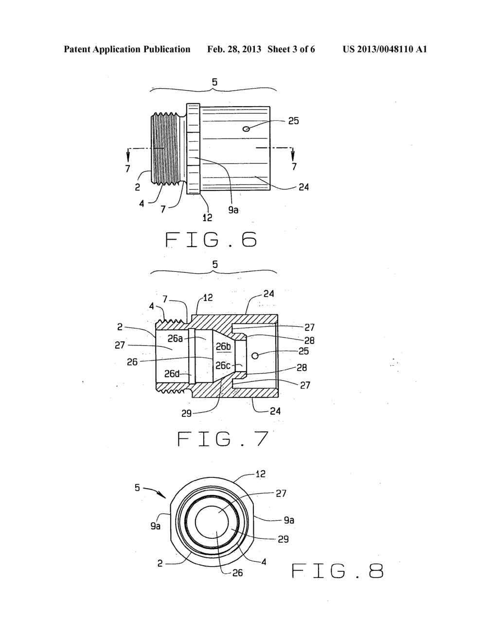 Single seal breakaway connector - diagram, schematic, and image 04