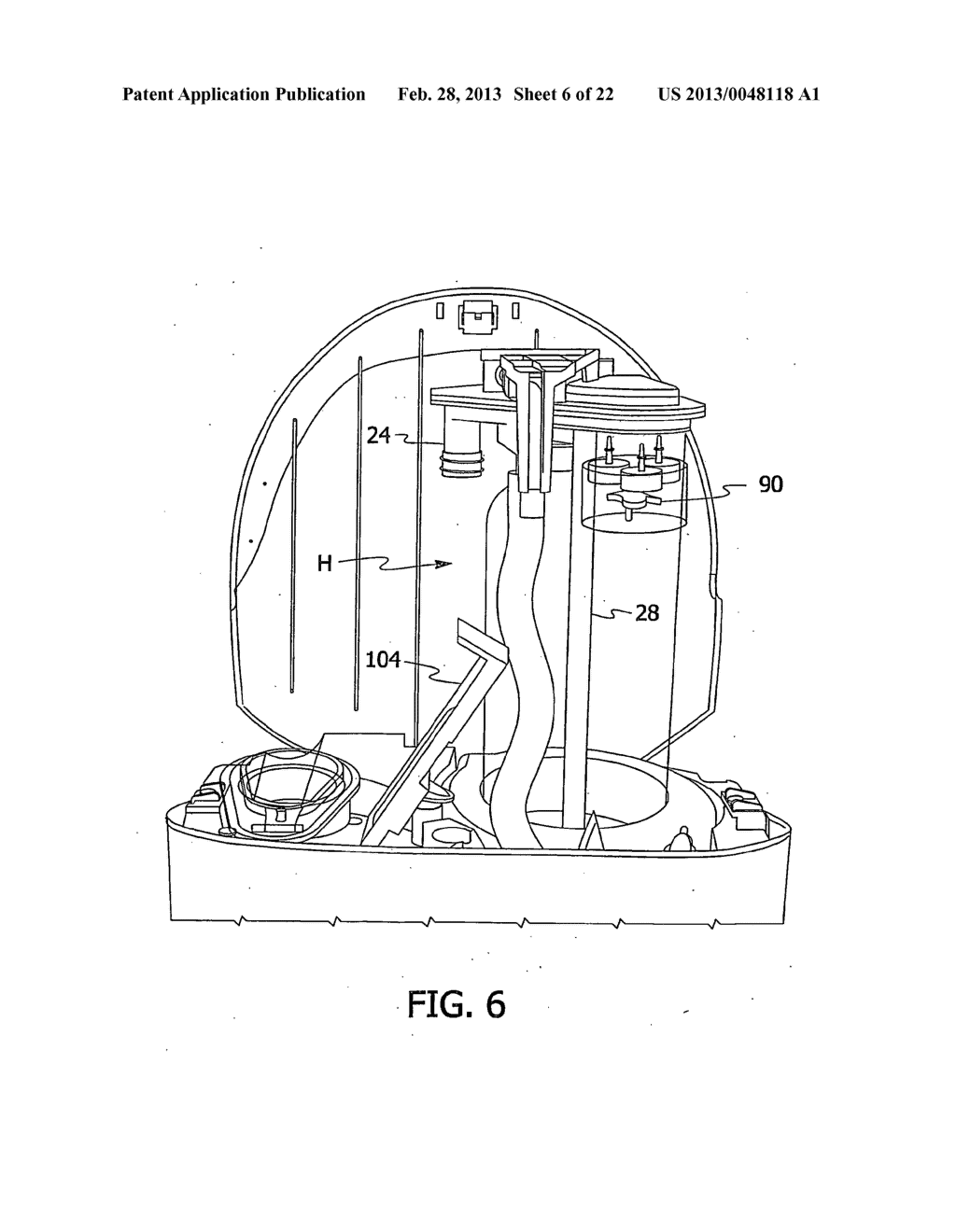 Apparatus for dispensing a liquid from a liquid storage container - diagram, schematic, and image 07