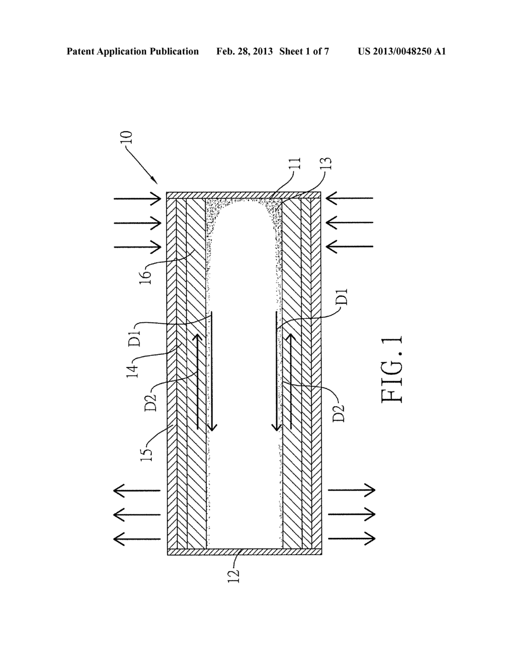 HEAT PIPE MADE OF COMPOSITE MATERIAL AND METHOD OF MANUFACTURING THE SAME - diagram, schematic, and image 02