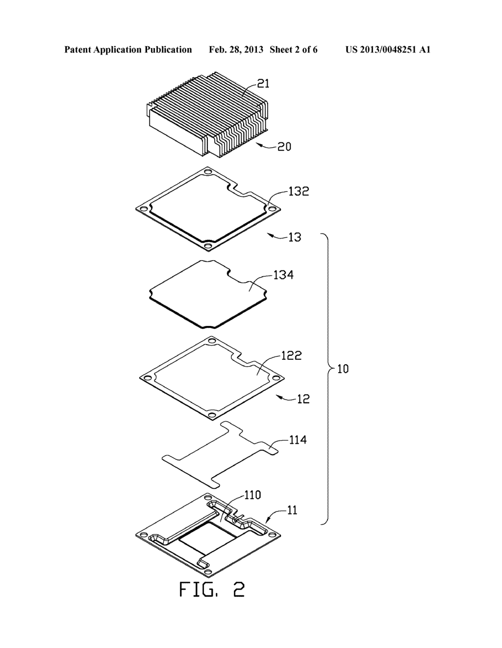 HEAT DISSIPATION DEVICE INCORPORATING HEAT SPREADER - diagram, schematic, and image 03