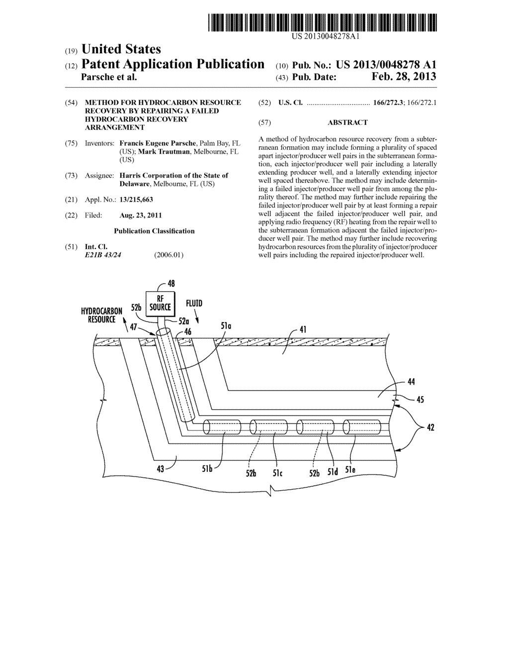 METHOD FOR HYDROCARBON RESOURCE RECOVERY BY REPAIRING A FAILED HYDROCARBON     RECOVERY ARRANGEMENT - diagram, schematic, and image 01