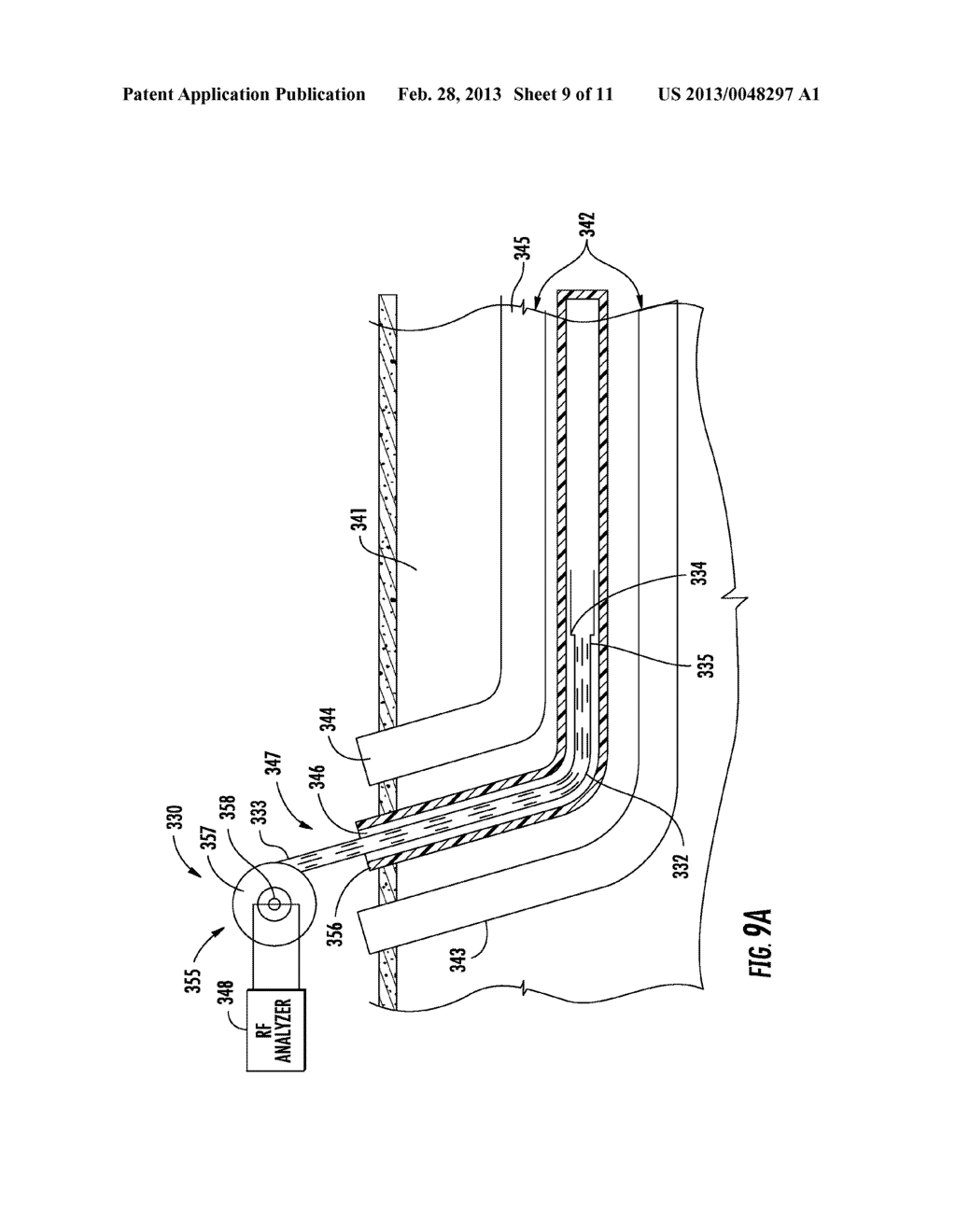 METHOD FOR HYDROCARBON RESOURCE RECOVERY INCLUDING ACTUATOR OPERATED     POSITIONING OF AN RF SENSOR AND RELATED APPARATUS - diagram, schematic, and image 10