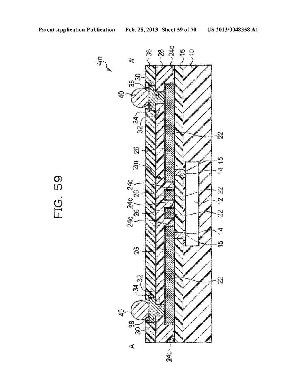 WIRING STRUCTURE AND MANUFACTURING METHOD THEREOF, AND ELECTRONIC     APPARATUS AND MANUFACTURING METHOD THEREOF - diagram, schematic, and image 60