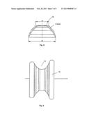 HARD METAL INSERT FOR A DRILL BIT FOR PERCUSSION DRILLING AND METHOD FOR     GRINDING A HARD METAL INSERT diagram and image