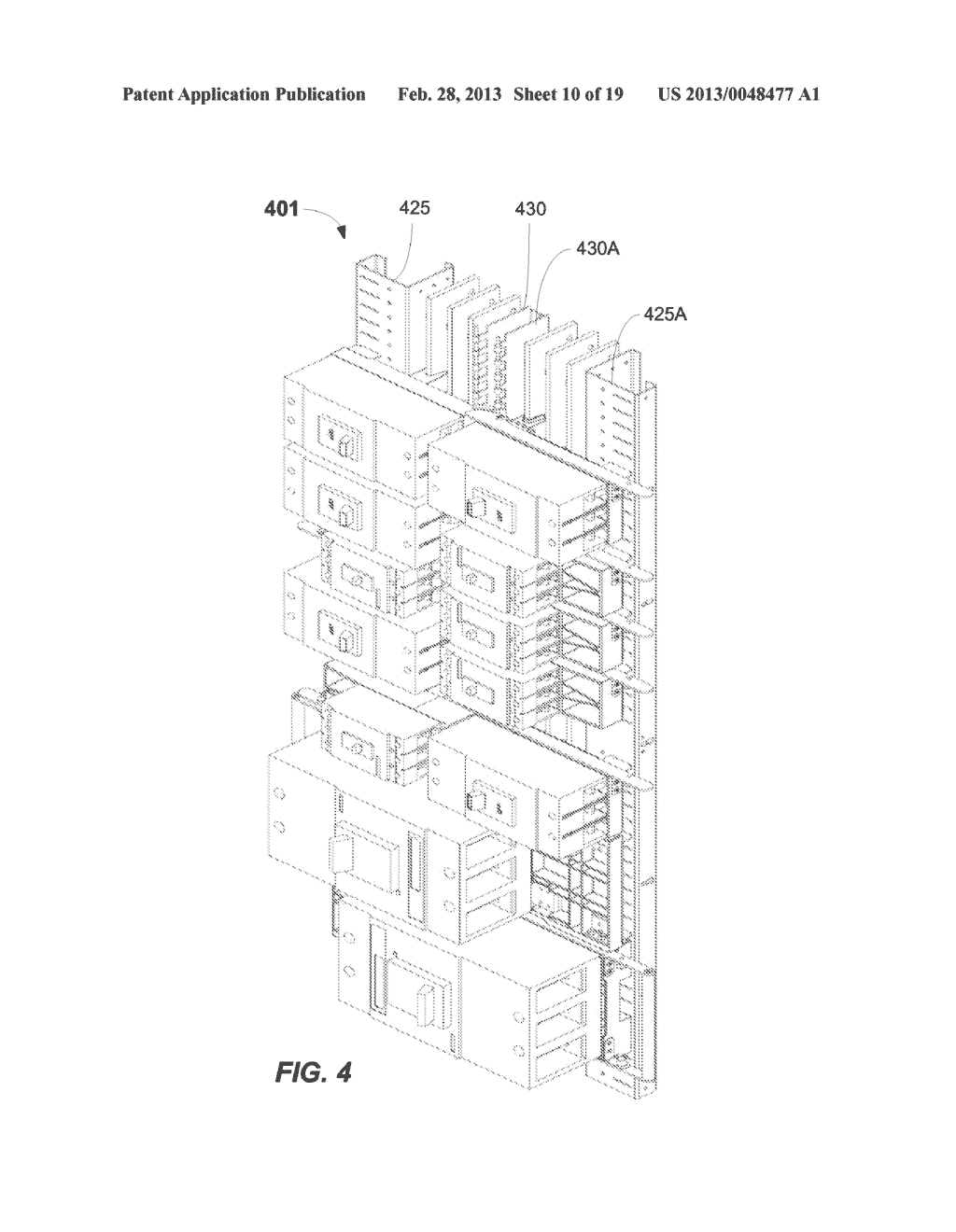 CIRCUIT INTERCONNECT DEVICE RACKING APPARATUS, RACKING ASSEMBLIES, AND     METHODS OF CONNECTING CIRCUIT INTERCONNECT DEVICES - diagram, schematic, and image 11