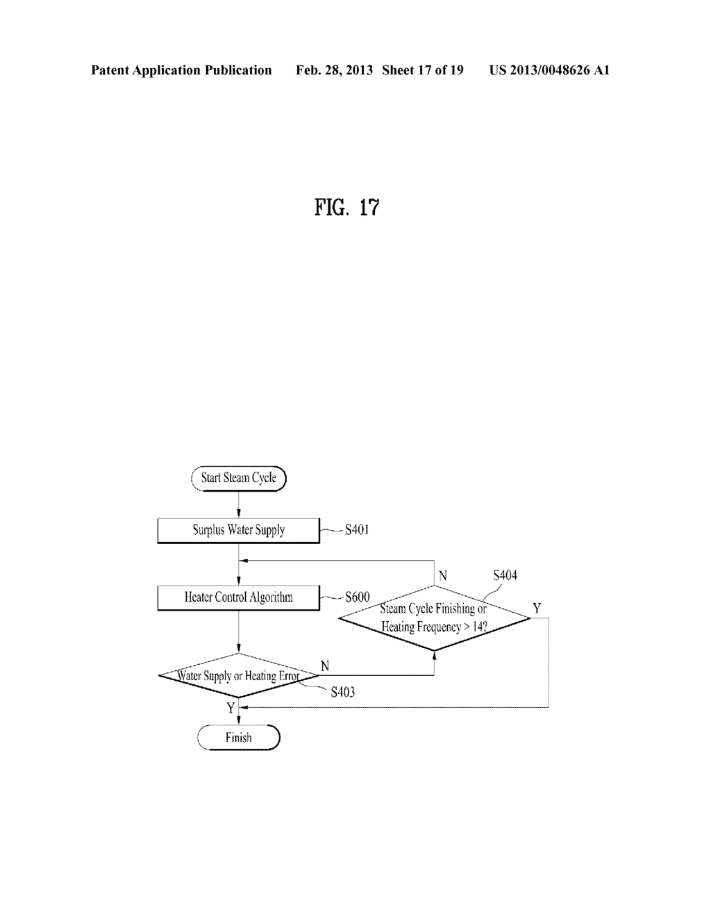 HOME APPLIANCE INCLUDING STEAM GENERATOR AND CONTROLLING METHOD OF THE     SAME - diagram, schematic, and image 18