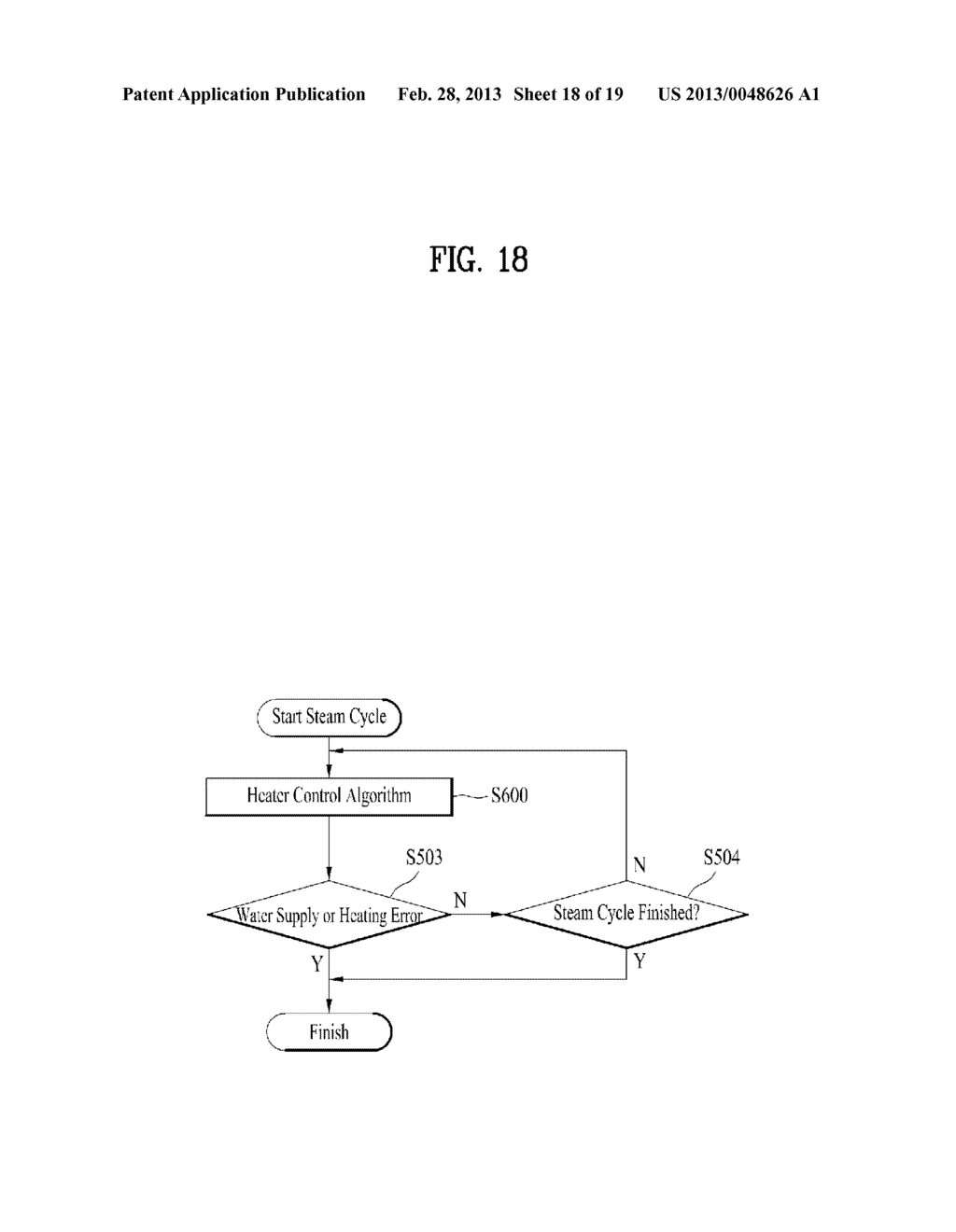 HOME APPLIANCE INCLUDING STEAM GENERATOR AND CONTROLLING METHOD OF THE     SAME - diagram, schematic, and image 19