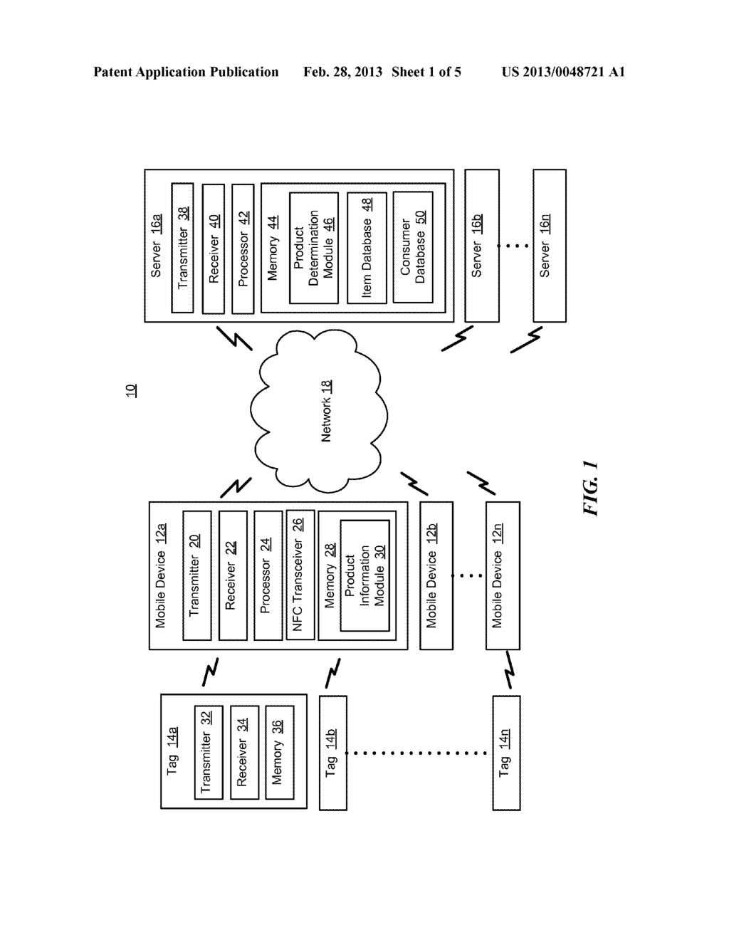 PRODUCT INFORMATION SYSTEM AND METHOD USING A TAG AND MOBILE DEVICE - diagram, schematic, and image 02