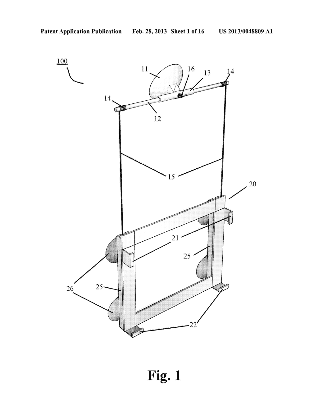 ADJUSTABLE HANDS-FREE MOUNTING APPARATUS FOR TABLET PERSONAL COMPUTERS - diagram, schematic, and image 02