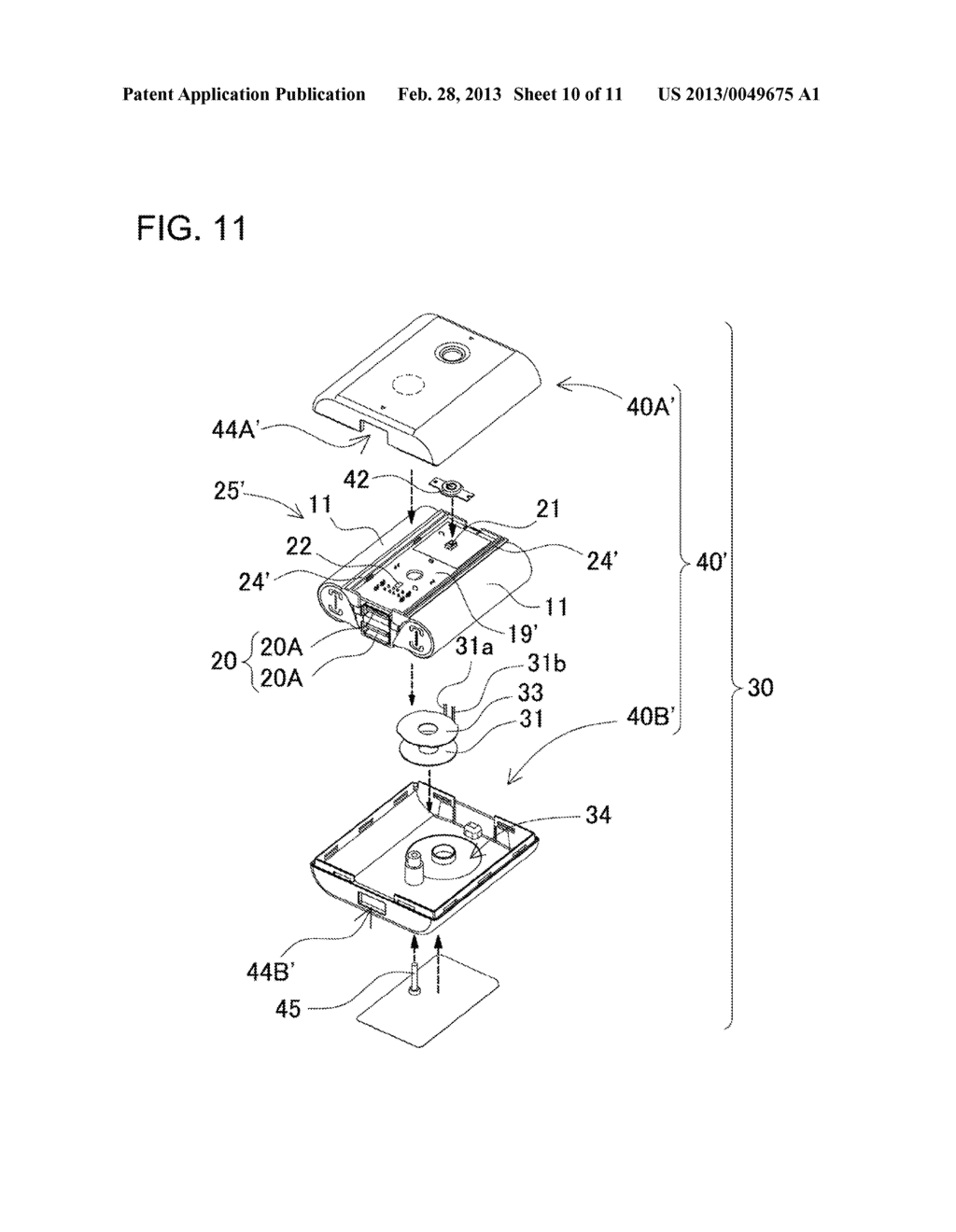 OUTPUT CONNECTOR EQUIPPED BATTERY PACK,     BATTERY-PACK-AND-BATTERY-DRIVEN-DEVICE SYSTEM, AND CHARGING METHOD BY     USING BATTERY PACK - diagram, schematic, and image 11