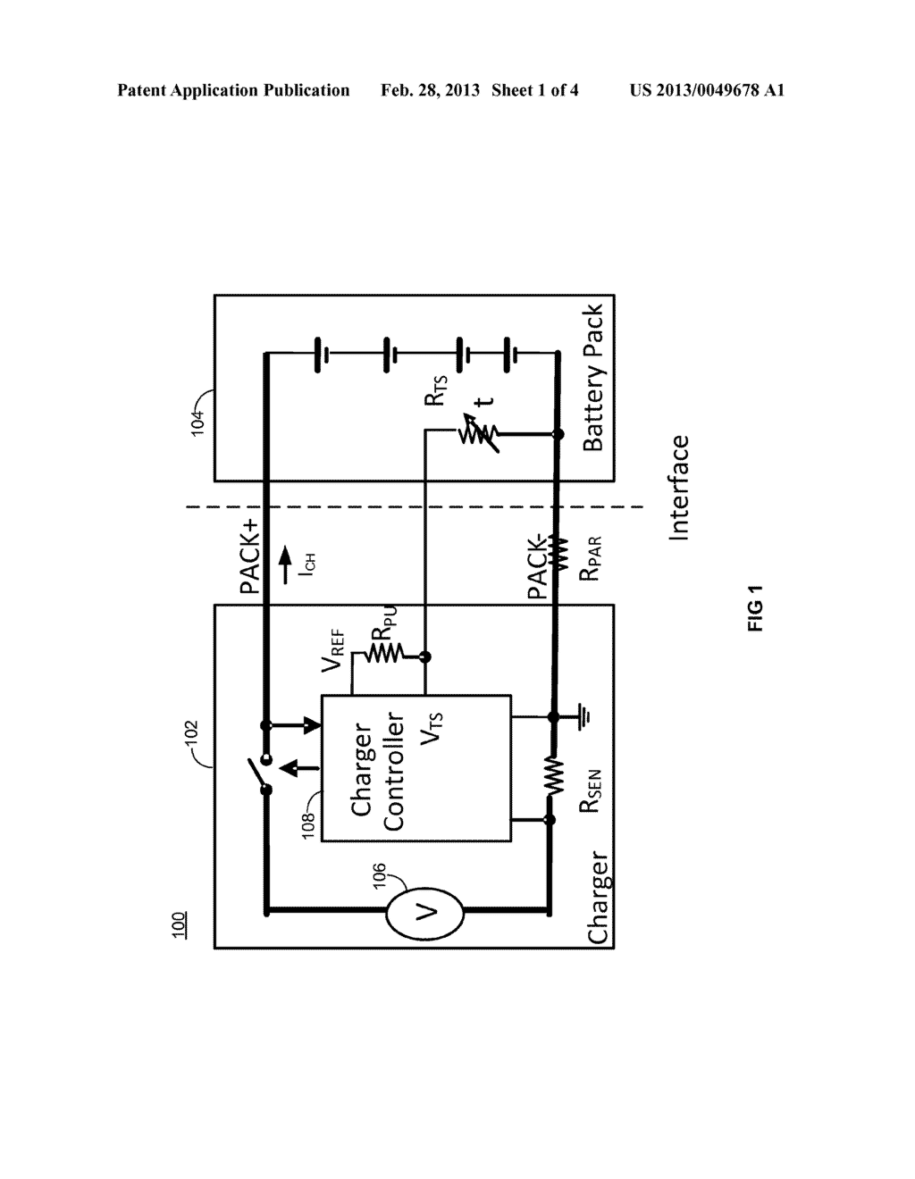 BATTERY TEMPERATURE DETECTION AND PARASITIC RESISTANCE COMPENSATION SYSTEM - diagram, schematic, and image 02