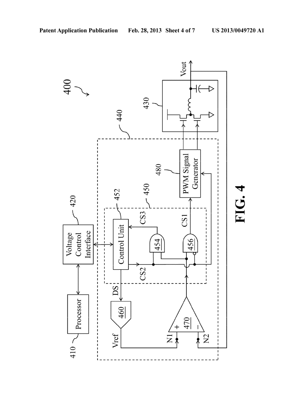 VOLTAGE REGULATOR CONTROLLER AND RELATED REFERENCE VOLTAGE ADJUSTING     METHOD - diagram, schematic, and image 05