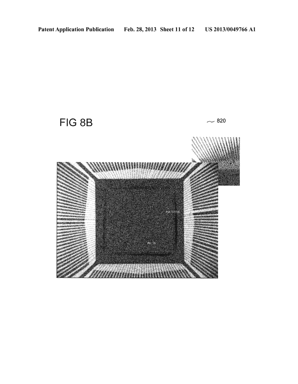 MEASURING DEVICE AND A METHOD FOR MEASURING A CHIP-TO-CHIP-CARRIER     CONNECTION - diagram, schematic, and image 12